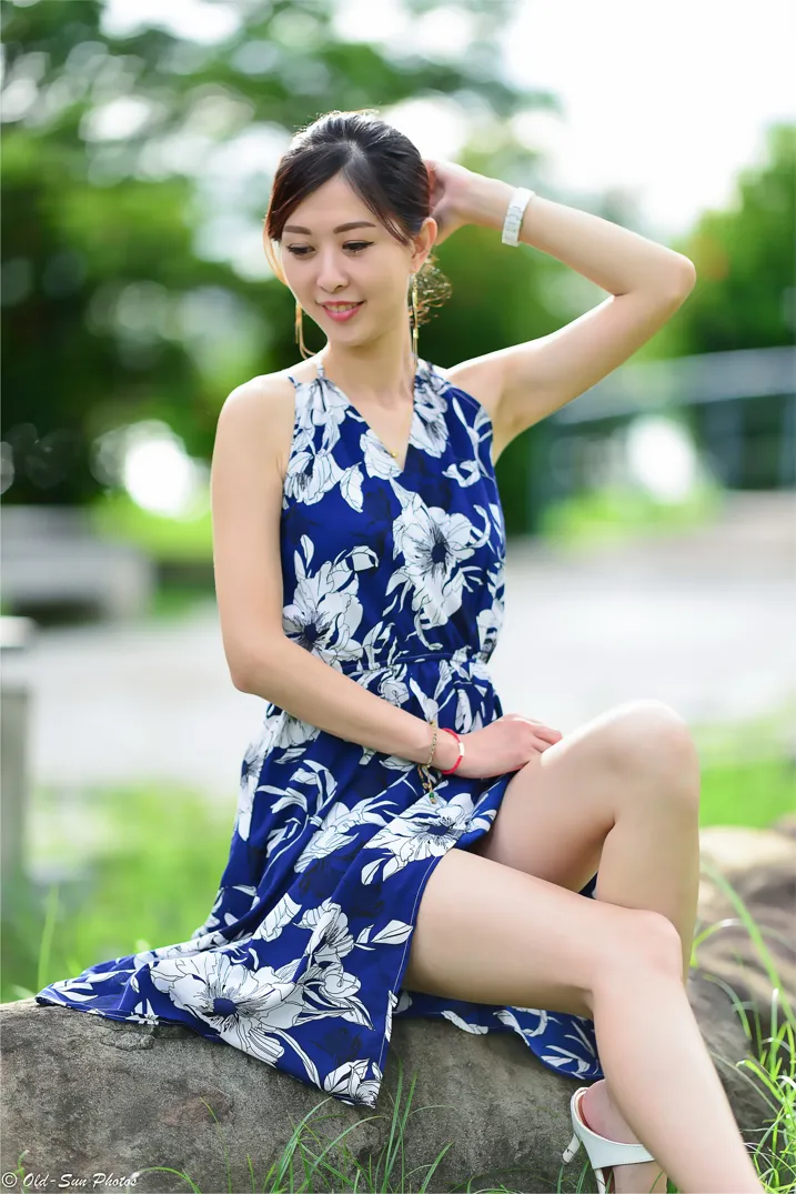 [爱美足] NO.196 赵婷婷 连衣裙凉高美腿 街拍#[105P]-10
