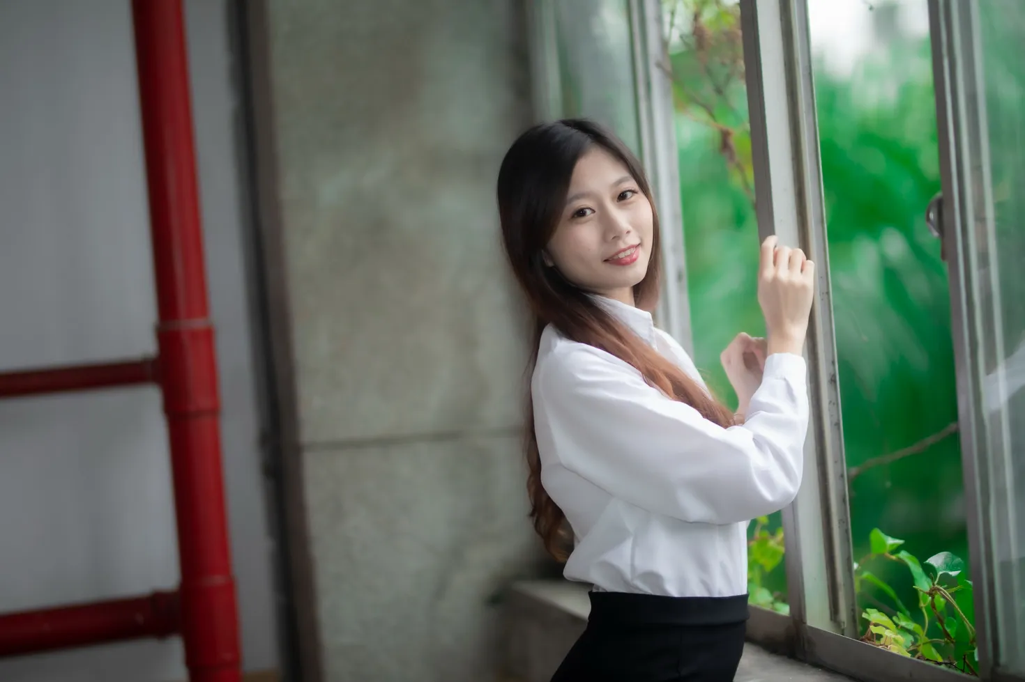 [爱美足] NO.128 Dolly Liu OL黑丝高跟美腿 街拍#[31P]-6