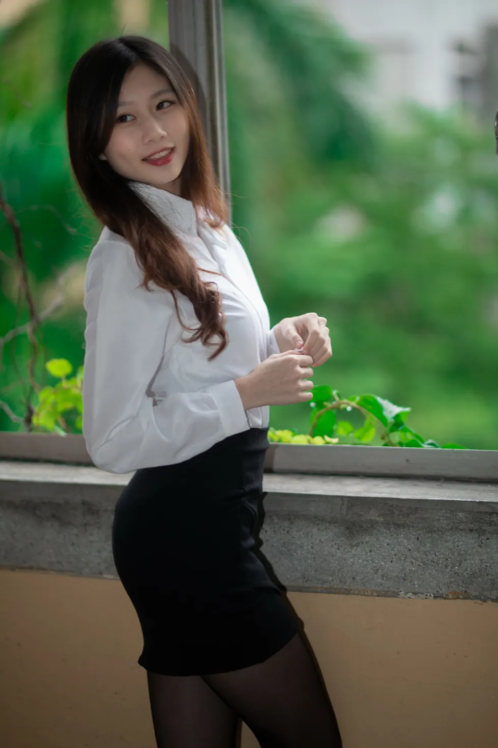 [爱美足] NO.128 Dolly Liu OL黑丝高跟美腿 街拍#[31P]-9