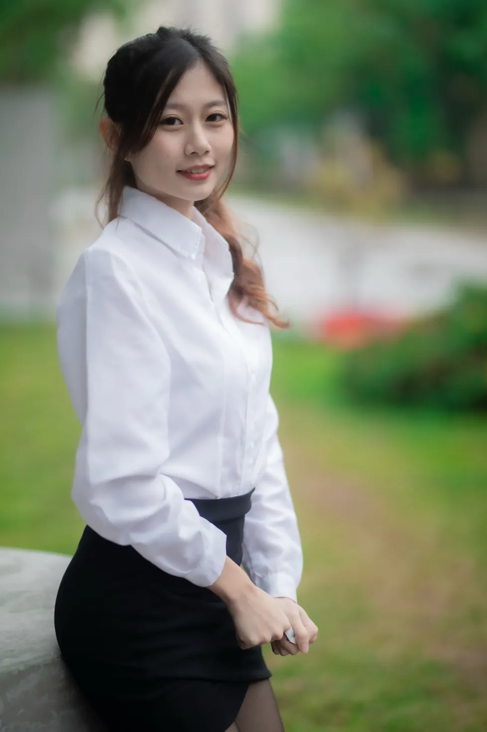 [爱美足] NO.128 Dolly Liu OL黑丝高跟美腿 街拍#[31P]-6