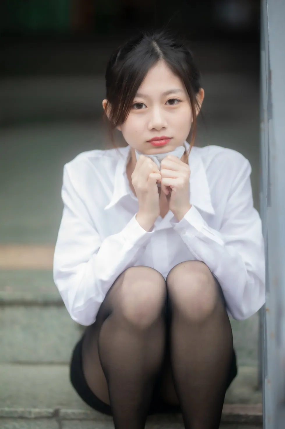 [爱美足] NO.128 Dolly Liu OL黑丝高跟美腿 街拍#[31P]-8
