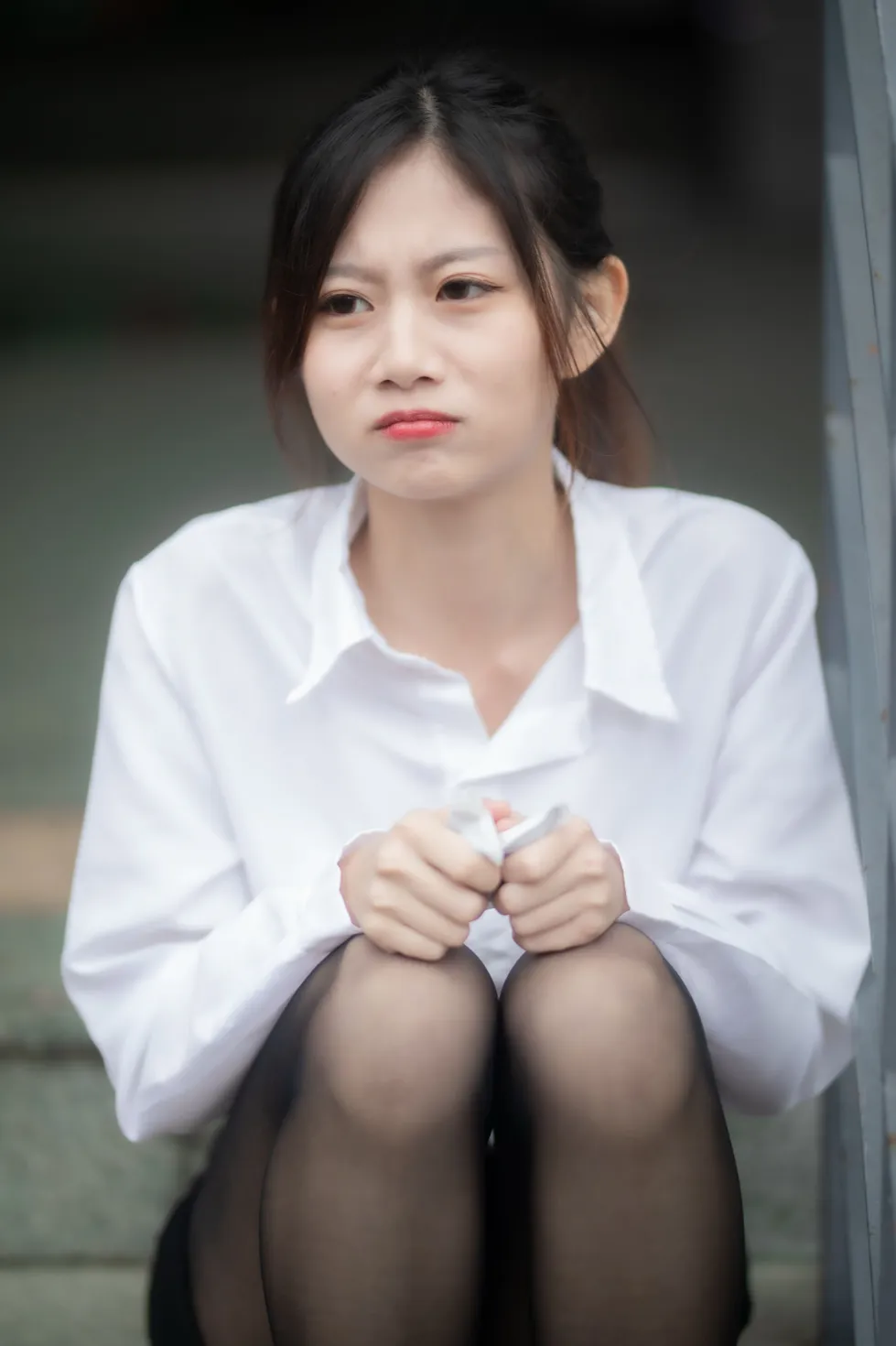 [爱美足] NO.128 Dolly Liu OL黑丝高跟美腿 街拍#[31P]-9