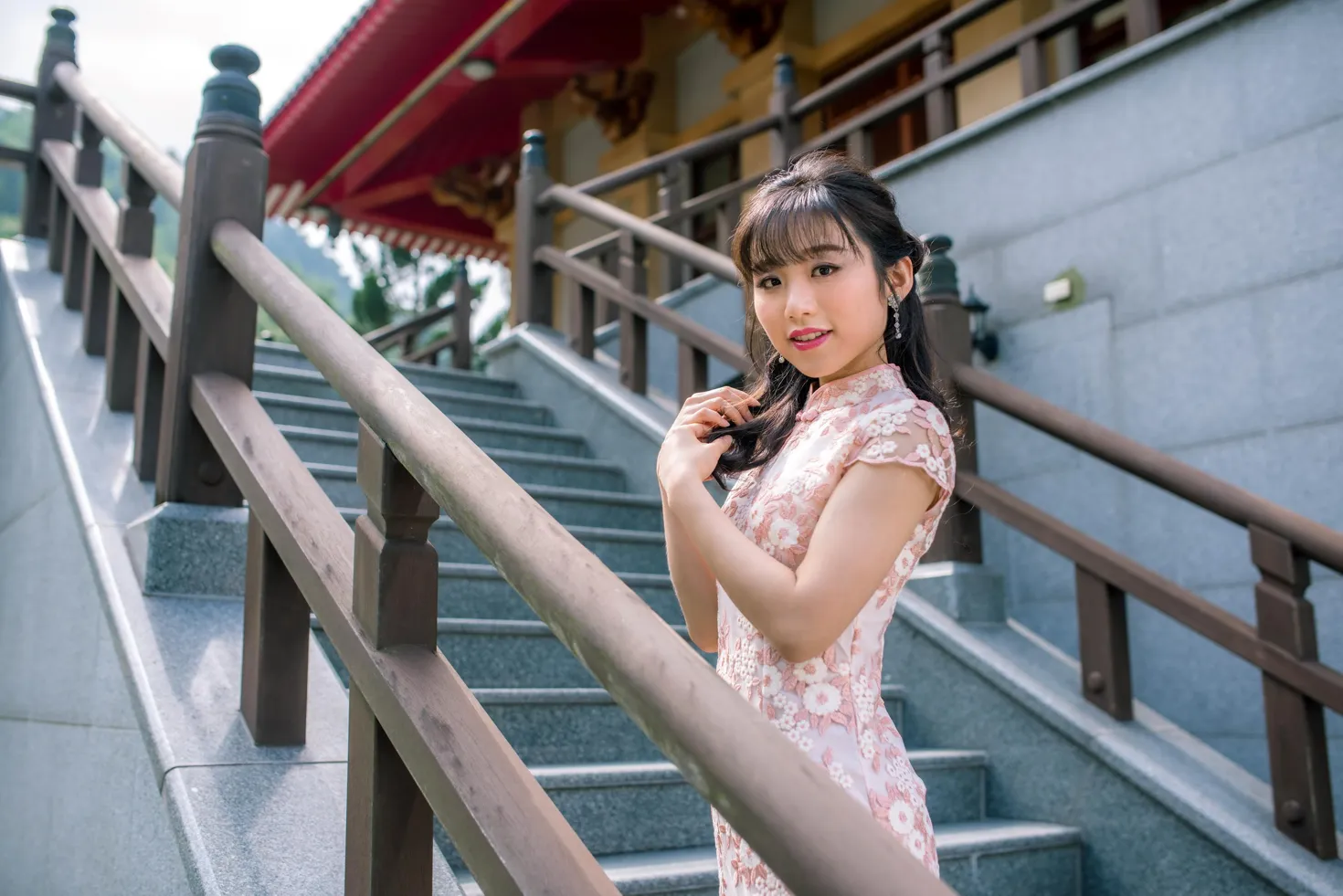 [爱美足] NO.188 余宸 旗袍高跟美腿 街拍#[88P]-8