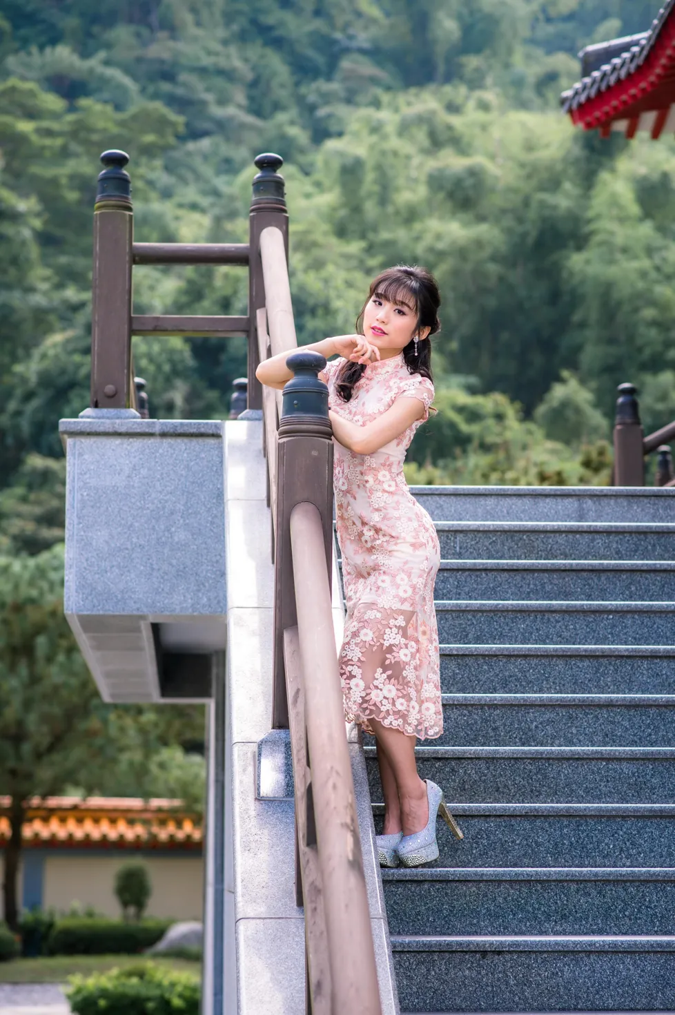 [爱美足] NO.188 余宸 旗袍高跟美腿 街拍#[88P]-5