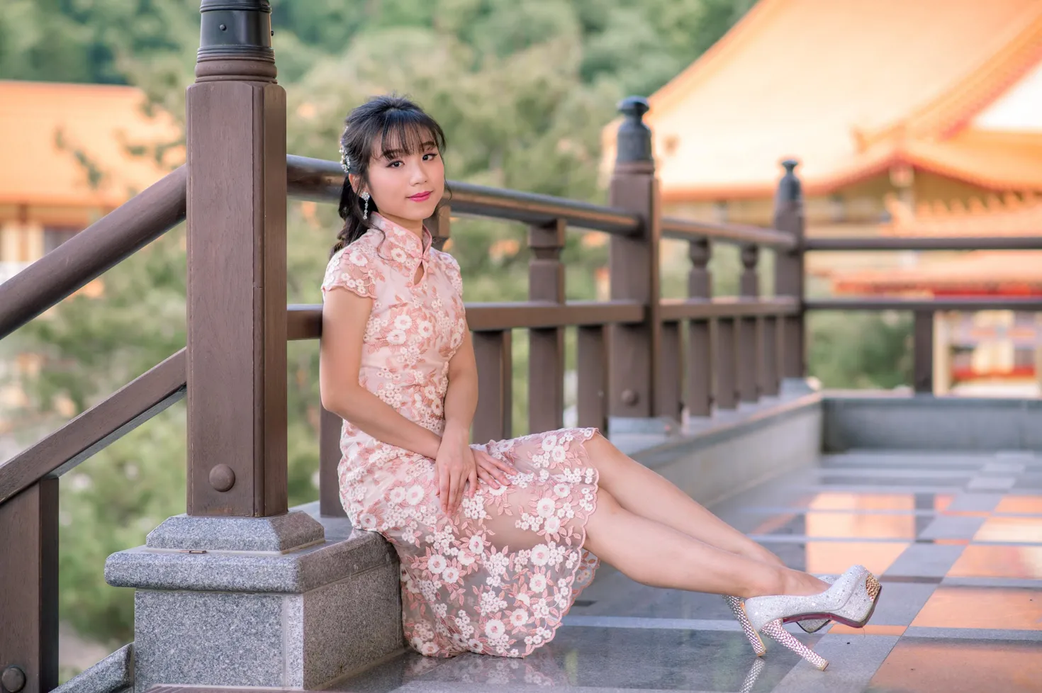 [爱美足] NO.188 余宸 旗袍高跟美腿 街拍#[88P]-7