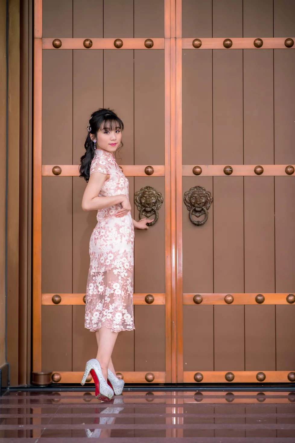 [爱美足] NO.188 余宸 旗袍高跟美腿 街拍#[88P]-10