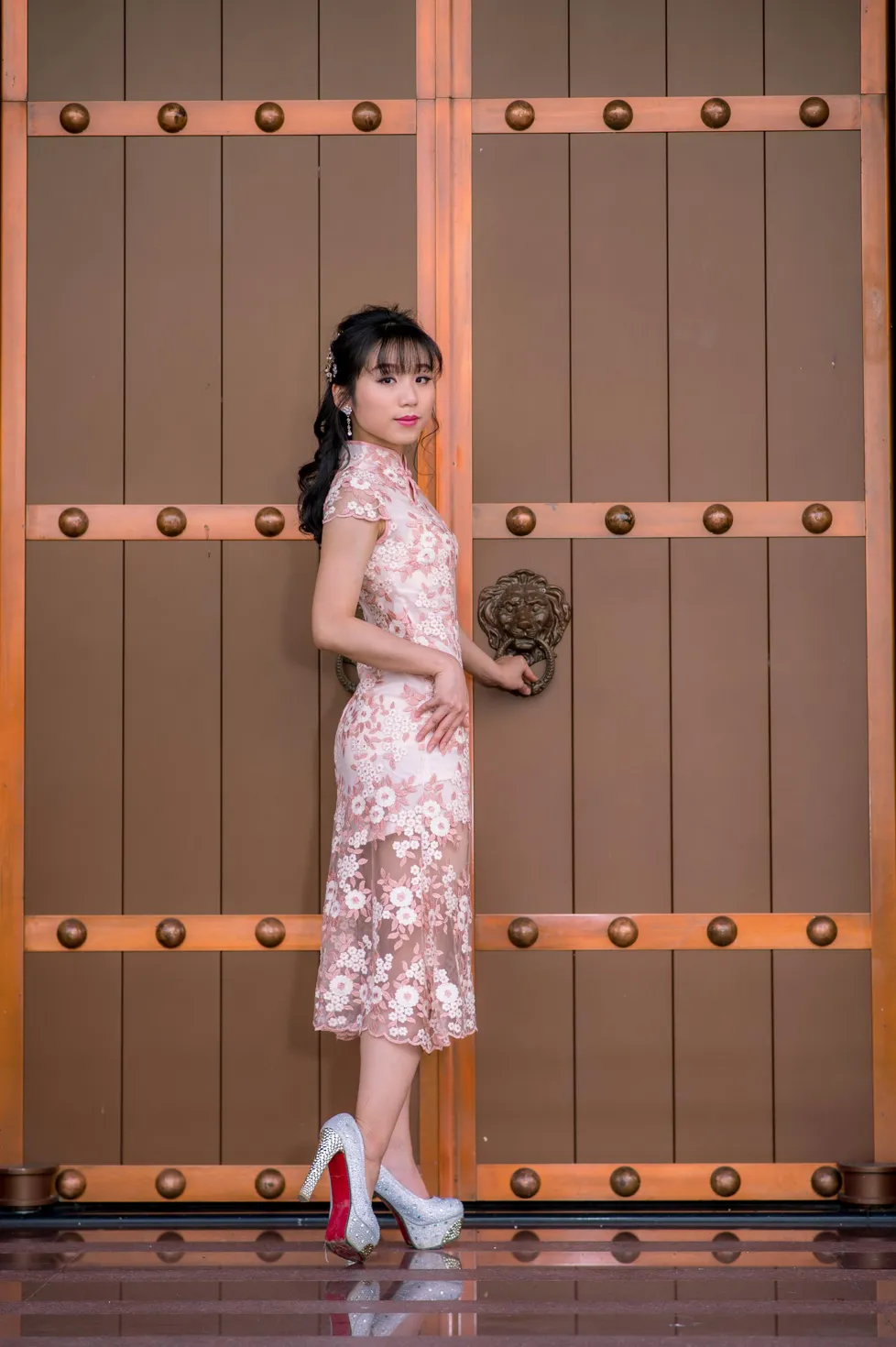 [爱美足] NO.188 余宸 旗袍高跟美腿 街拍#[88P]-3