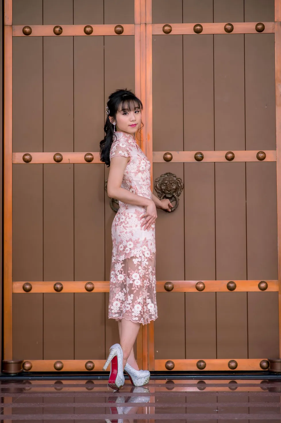 [爱美足] NO.188 余宸 旗袍高跟美腿 街拍#[88P]-4