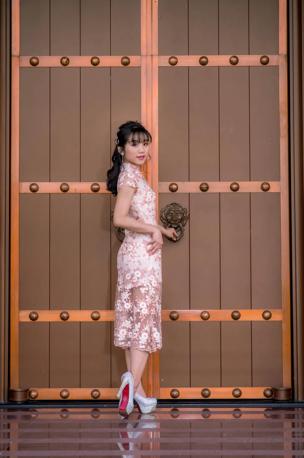 [爱美足] NO.188 余宸 旗袍高跟美腿 街拍#[88P]-6