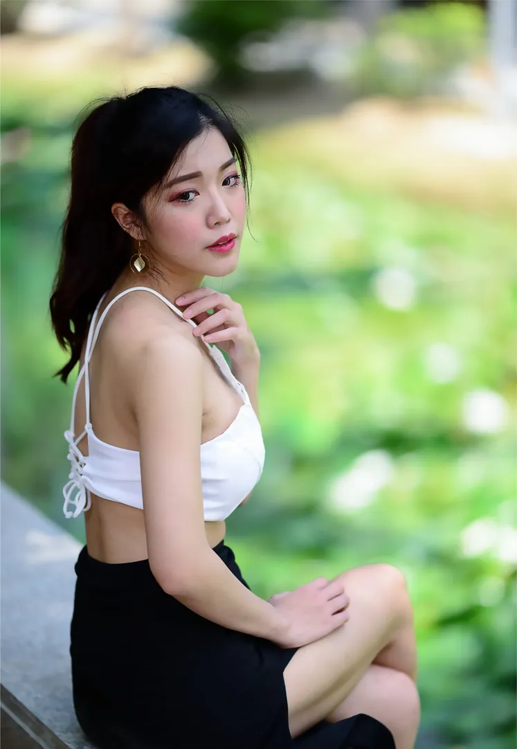 [爱美足] NO.162 莎莎 露肚高叉长裙高跟美腿 街拍#[105P]-8