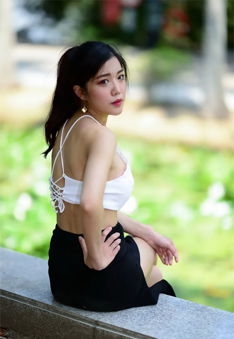 [爱美足] NO.162 莎莎 露肚高叉长裙高跟美腿 街拍#[105P]-3