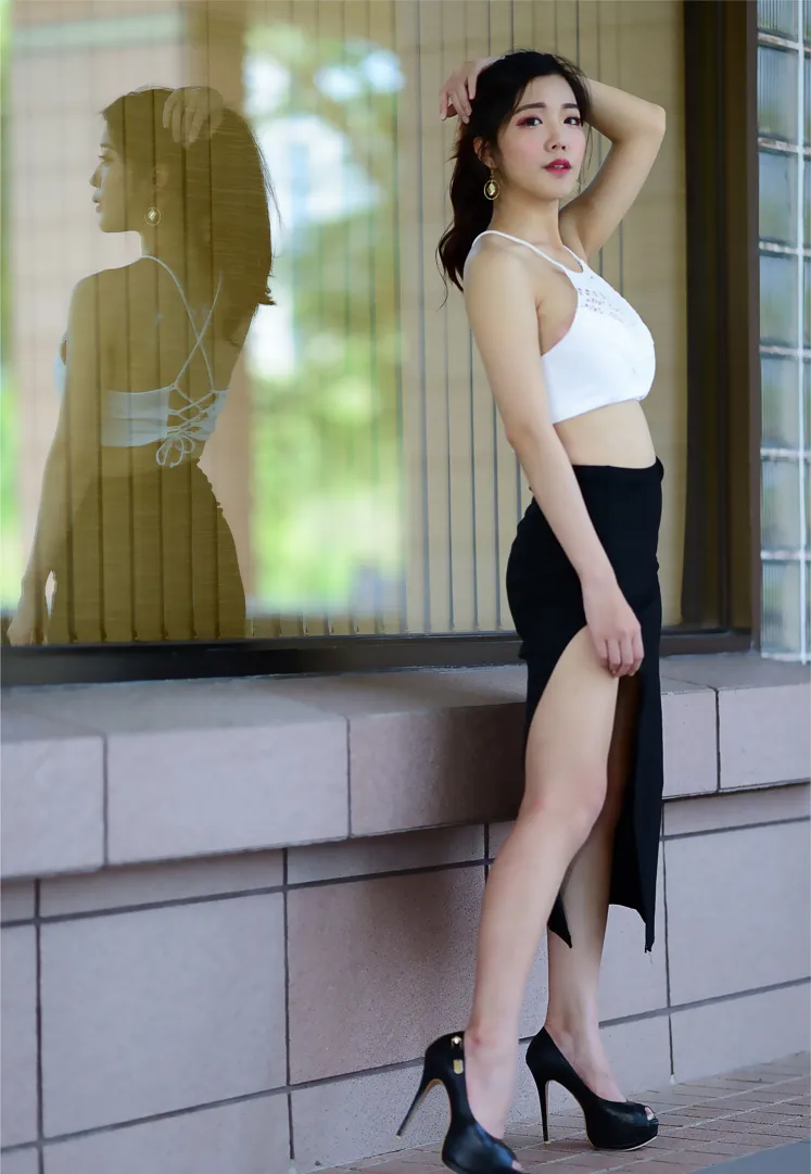 [爱美足] NO.162 莎莎 露肚高叉长裙高跟美腿 街拍#[105P]-3