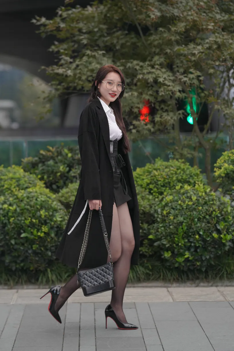 [爱美足] NO.160 黑丝大长腿 街拍#[105P]-5