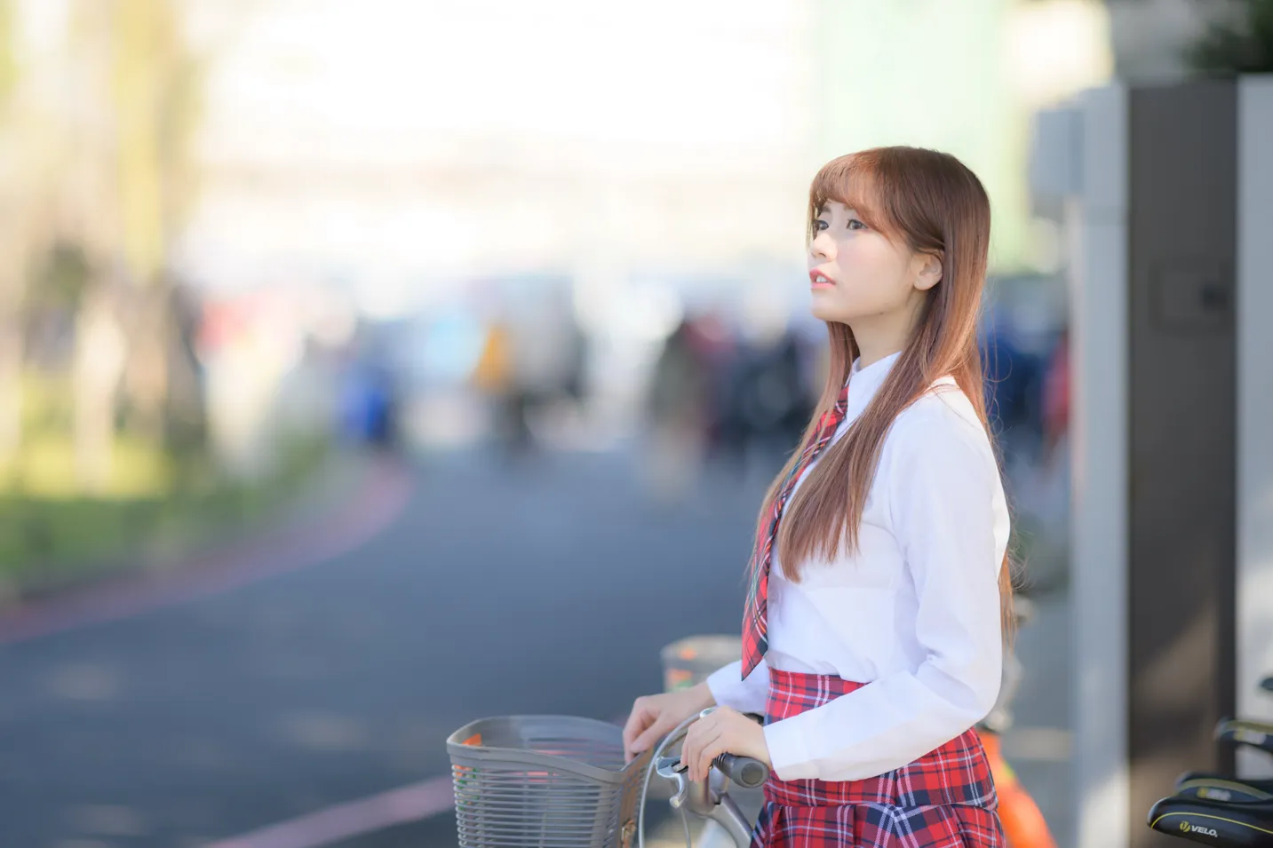 [爱美足] NO.233 学生制服高跟 街拍#[105P]-4