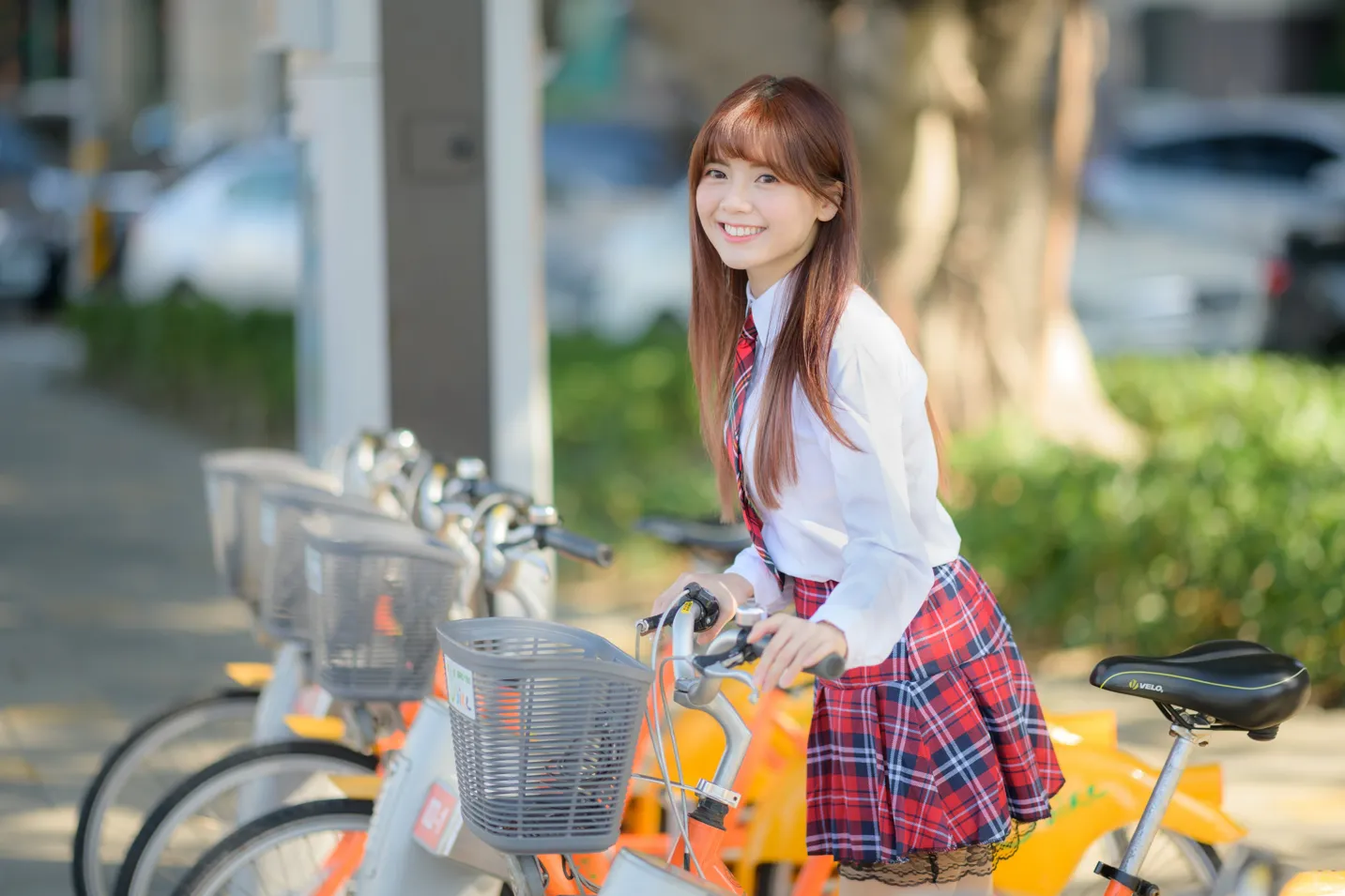 [爱美足] NO.233 学生制服高跟 街拍#[105P]-7