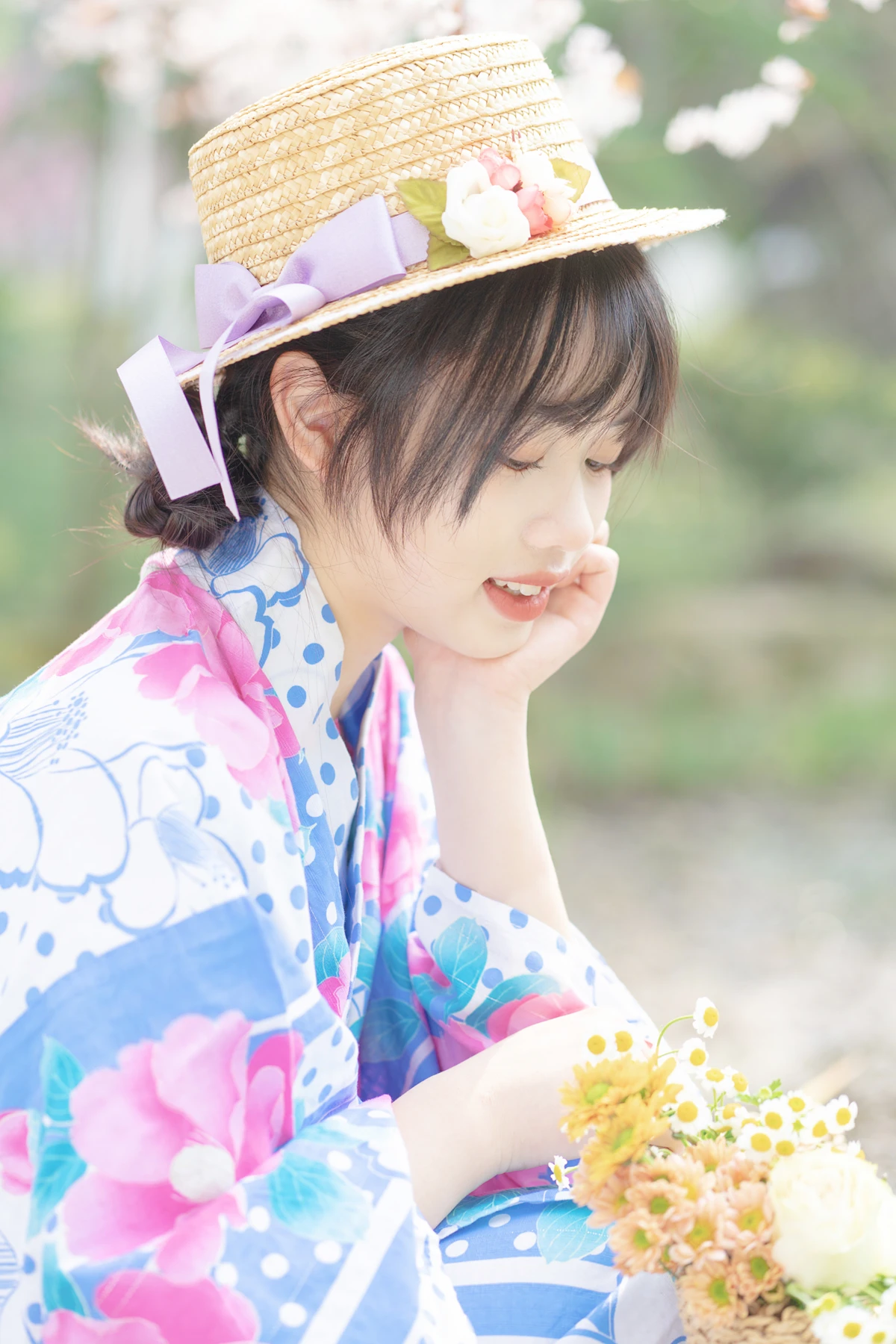 [艺图语] 2023.02.08 Vol.2995 春日花和服 泉泉#[32P]-1