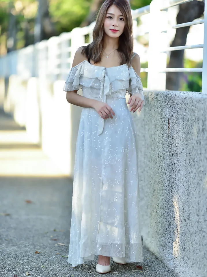 [爱美足] NO.200 vivi曹媛媛 吊带高衩长裙高跟美腿 街拍#[105P]-8