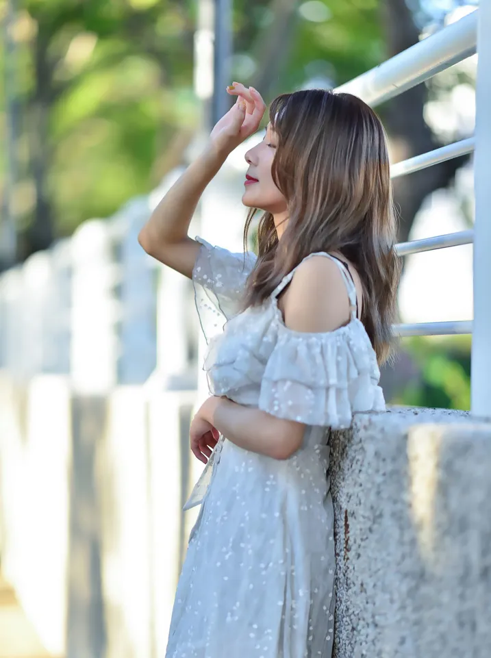 [爱美足] NO.200 vivi曹媛媛 吊带高衩长裙高跟美腿 街拍#[105P]-3