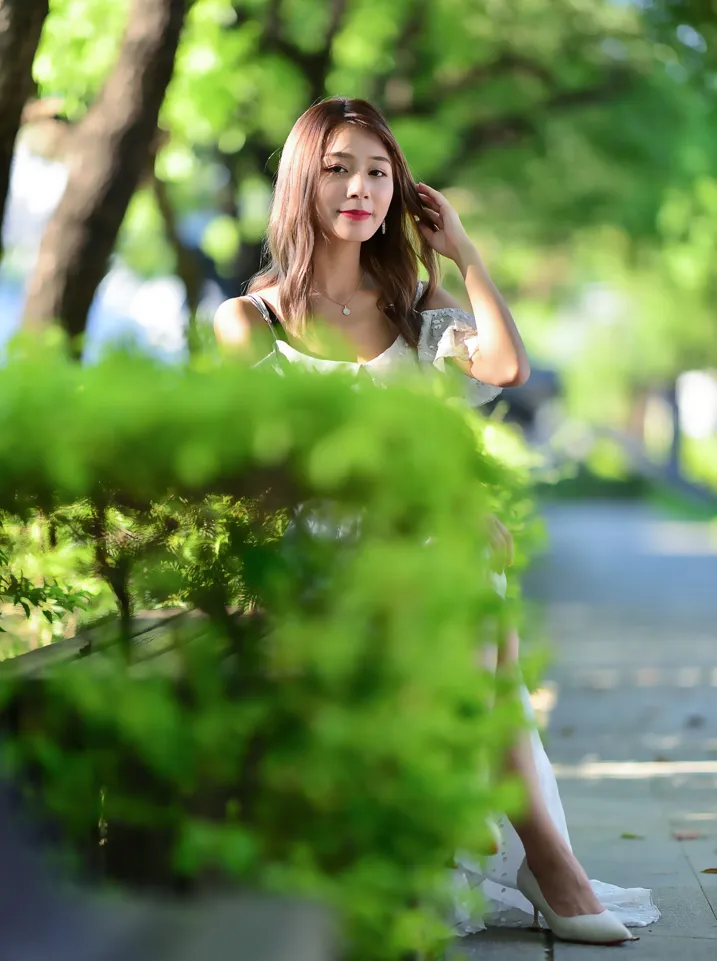 [爱美足] NO.200 vivi曹媛媛 吊带高衩长裙高跟美腿 街拍#[105P]-7