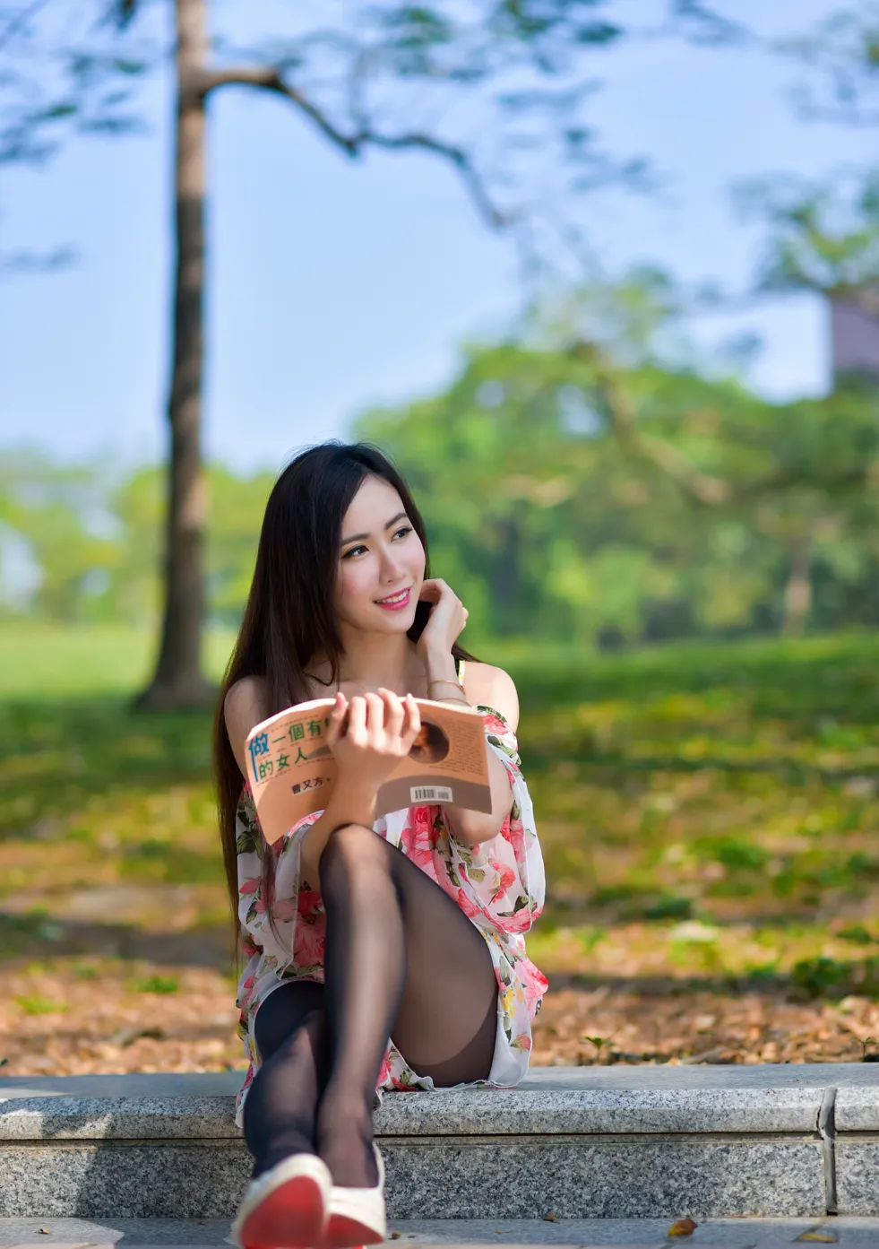 [爱美足] NO.185 妍希 吊带裤裙黑丝美腿 街拍#[27P]-3