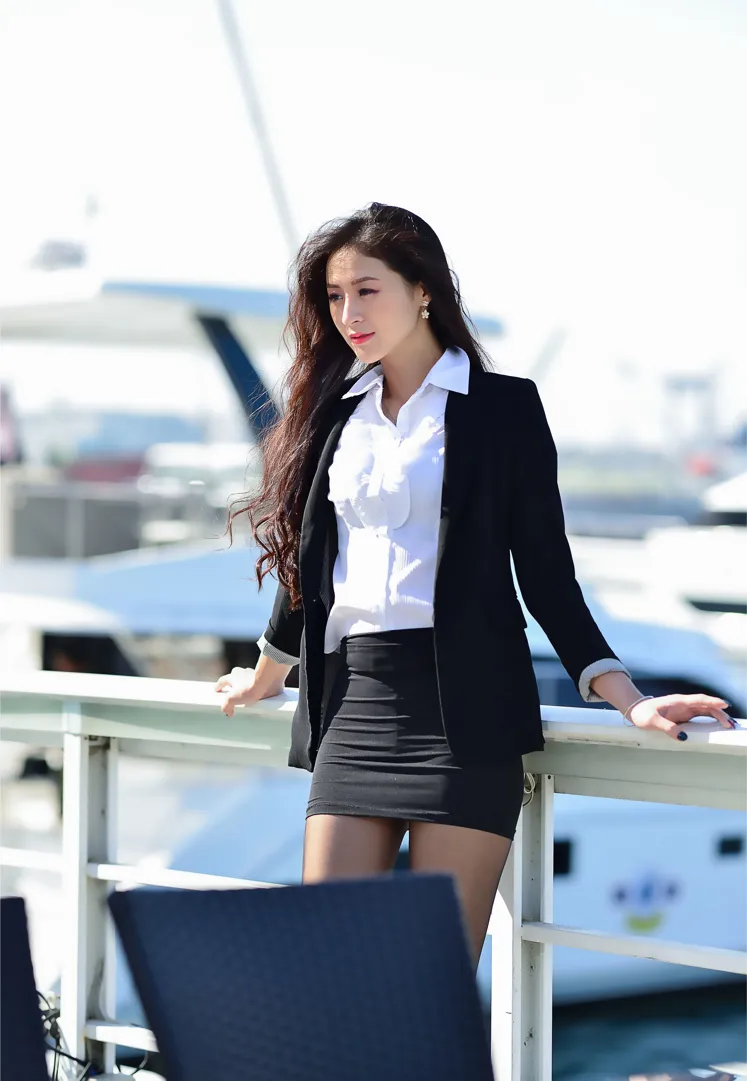 [爱美足] NO.146 Lola 雪岑 OL黑丝高跟美腿 街拍#[105P]-5