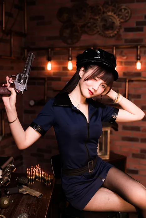 [爱美足] NO.116 乔乔儿 黑丝制服 街拍#[52P]-10