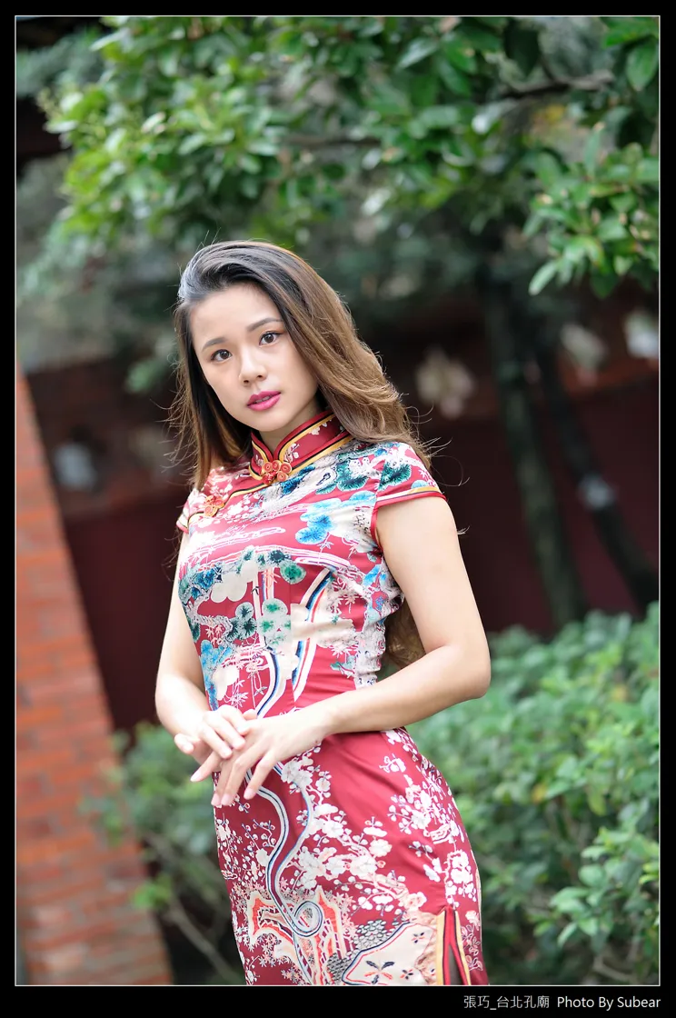 [爱美足] NO.098 张巧 旗袍黑丝高跟美腿 街拍#[54P]-2