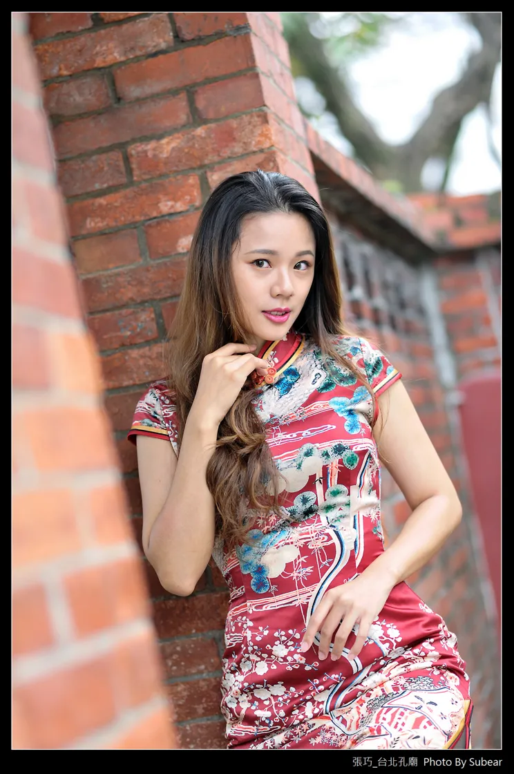 [爱美足] NO.098 张巧 旗袍黑丝高跟美腿 街拍#[54P]-7
