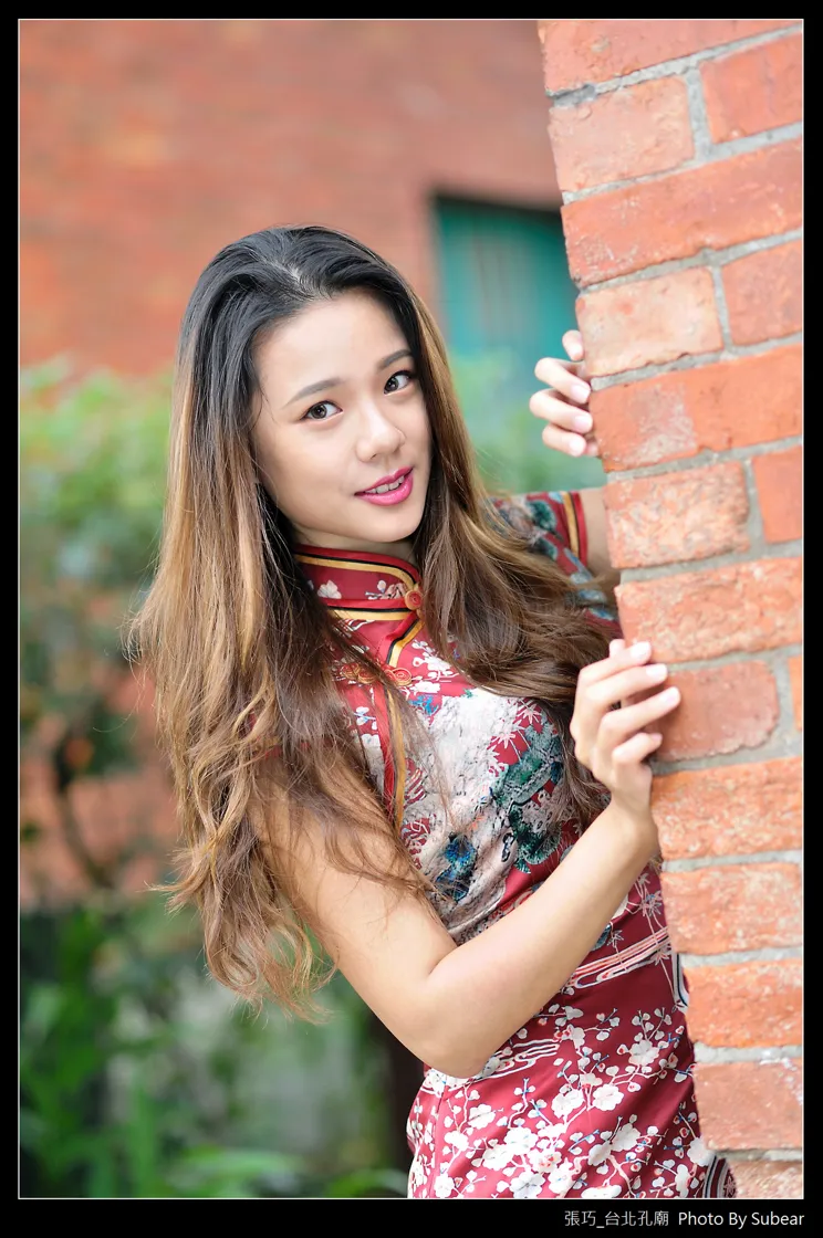 [爱美足] NO.098 张巧 旗袍黑丝高跟美腿 街拍#[54P]-1
