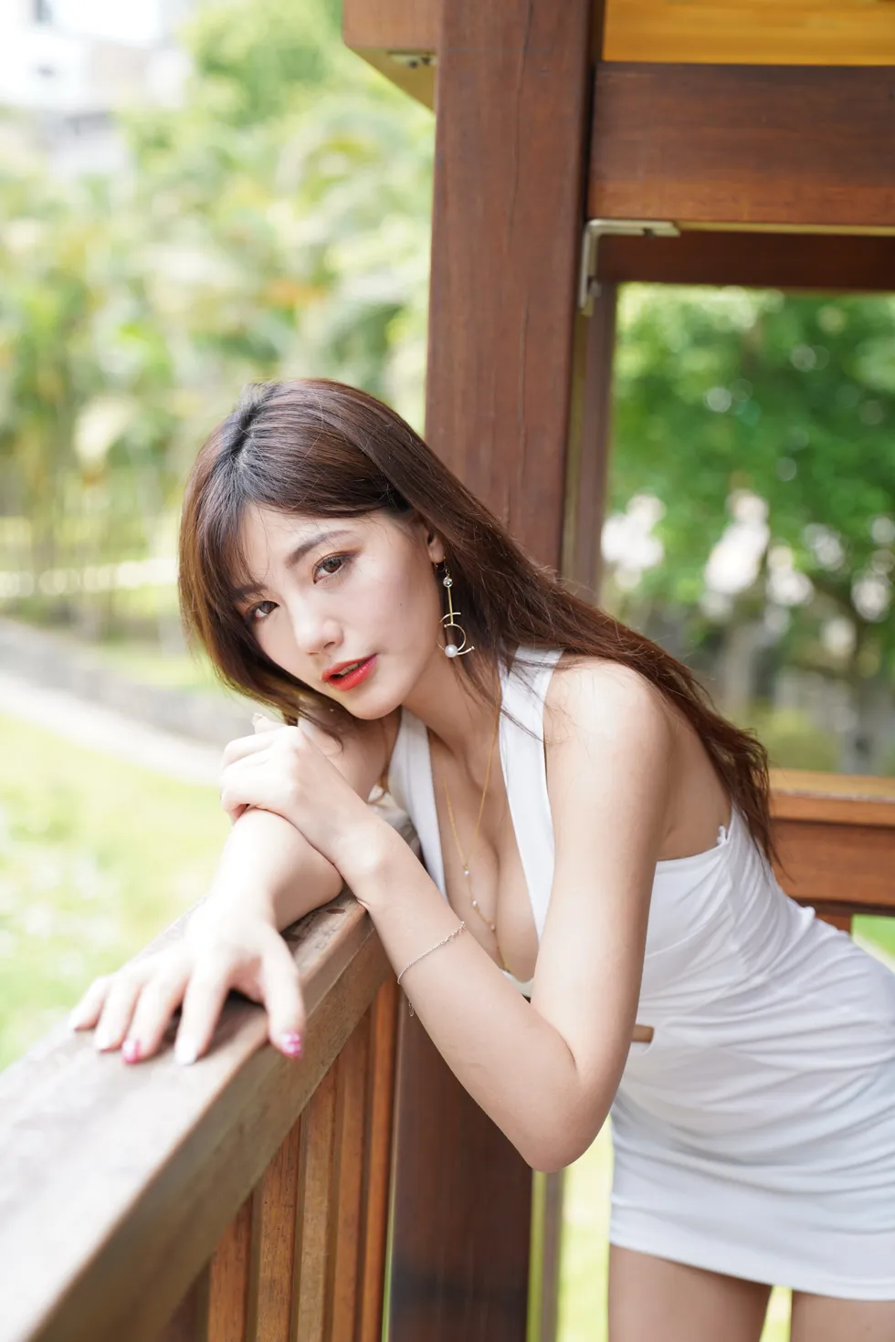 [爱美足] NO.105 陈葳 性感露肚连衣短裙高跟美腿 街拍#[81P]-3