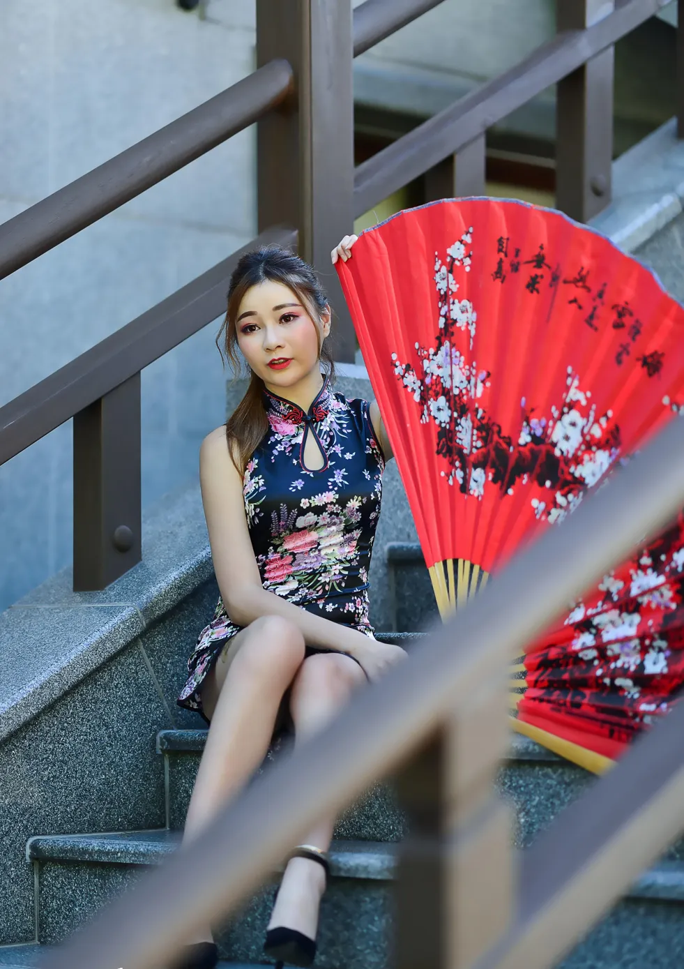 [爱美足] NO.209 陈映蓉 短旗袍高跟美腿 街拍#[58P]-3