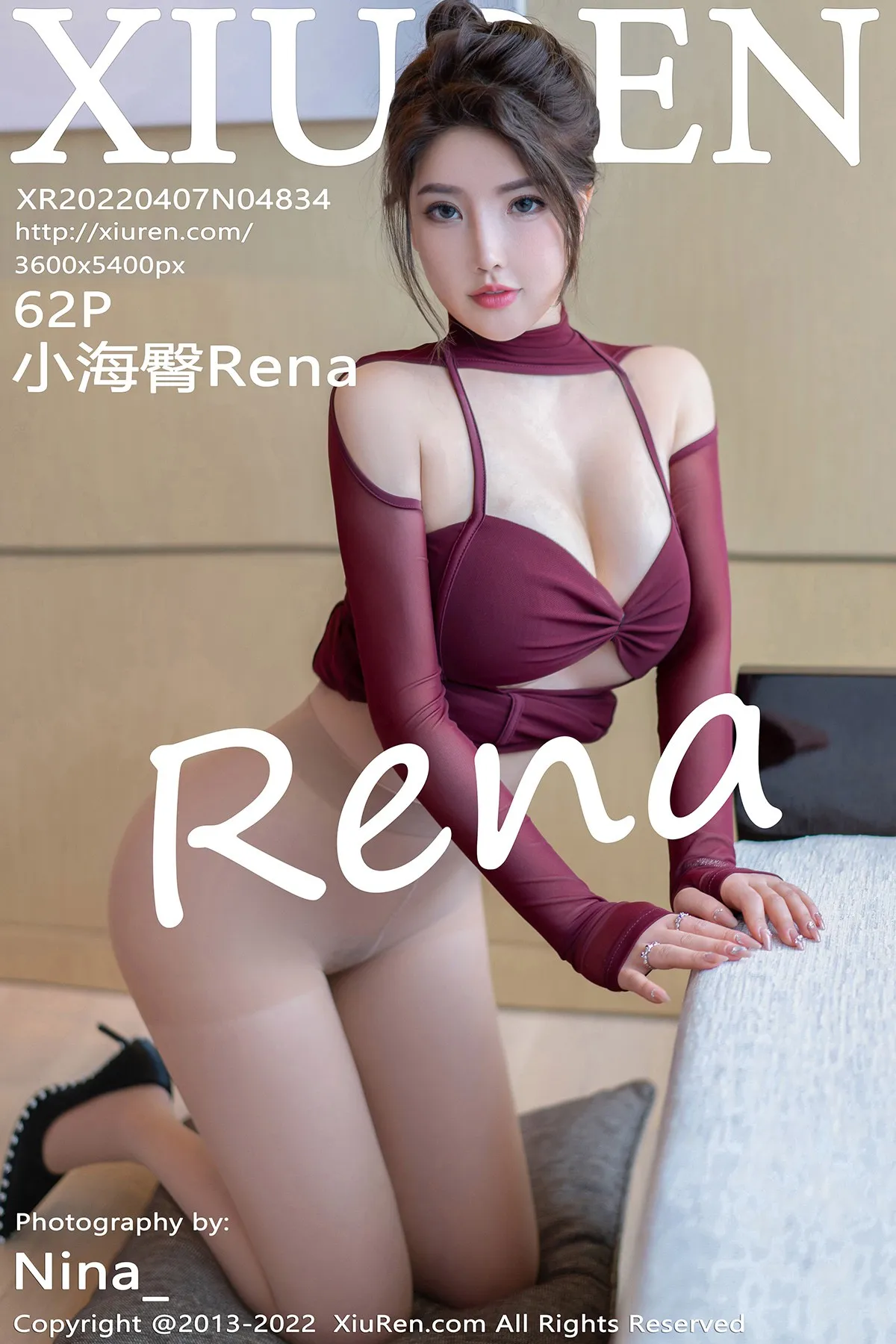 [秀人网] 2022.04.07 – NO.4834 小海臀Rena#[63P]-1