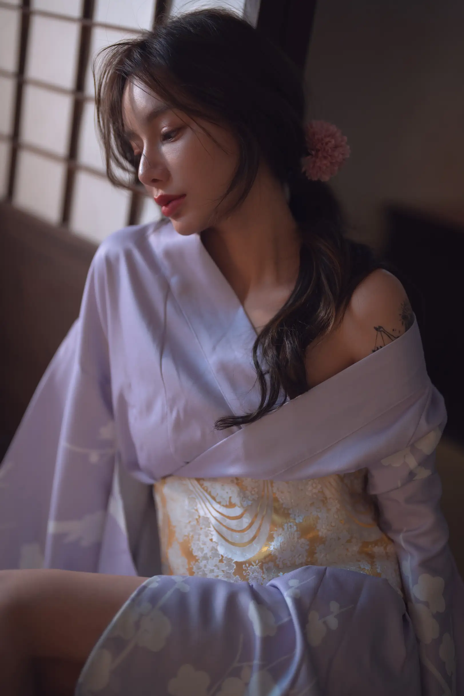 [艺图语] 2022.07.11 Vol.1444 – 轻私纯欲和服写真 姝雯同学#[61P]-6
