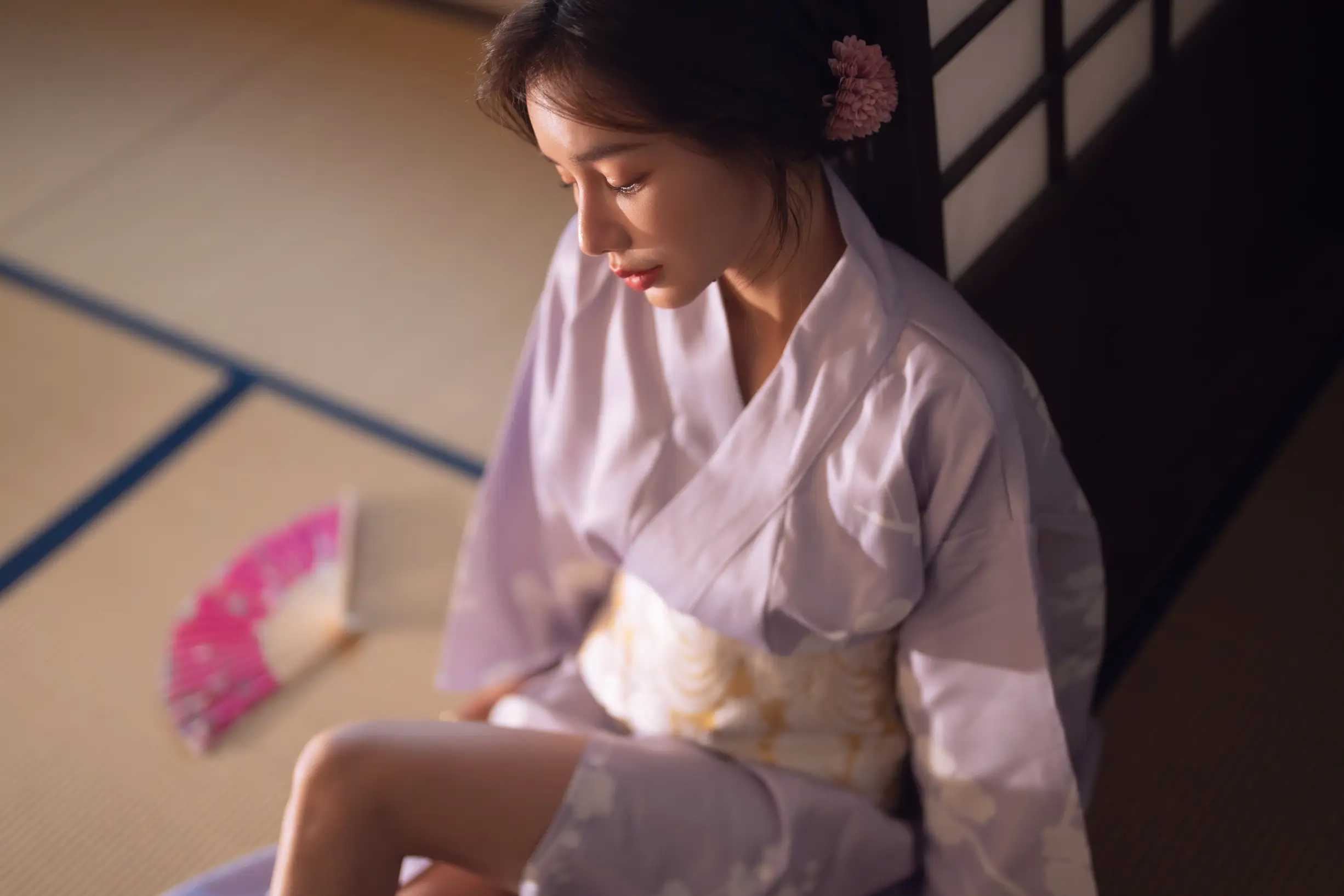 [艺图语] 2022.07.11 Vol.1444 – 轻私纯欲和服写真 姝雯同学#[61P]-8