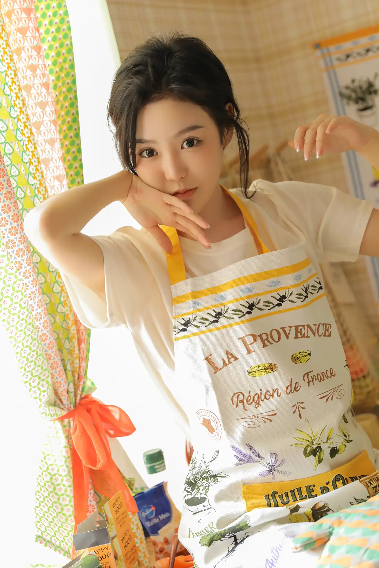 [艺图语] 2022.07.07 Vol.1403 – 橙味小厨娘 苡萱mua#[43P]-3