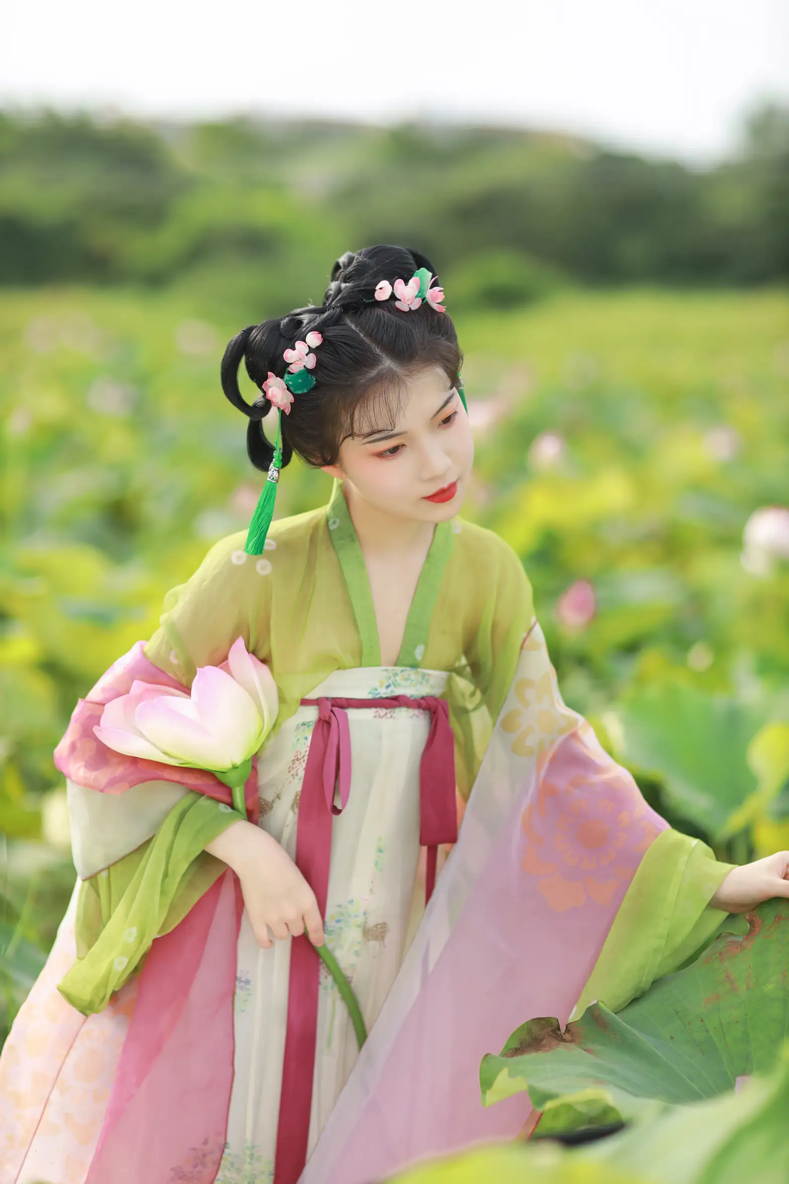 [艺图语] 2022.08.03 Vol.1614 – 荷花少女 我超白_#[30P]-4