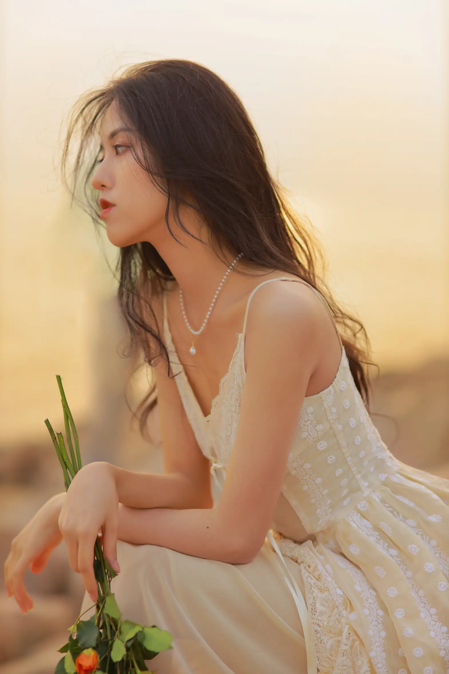 [艺图语] 2022.08.08 Vol.1655 – 她与落日 沐槿cutie#[25P]-2
