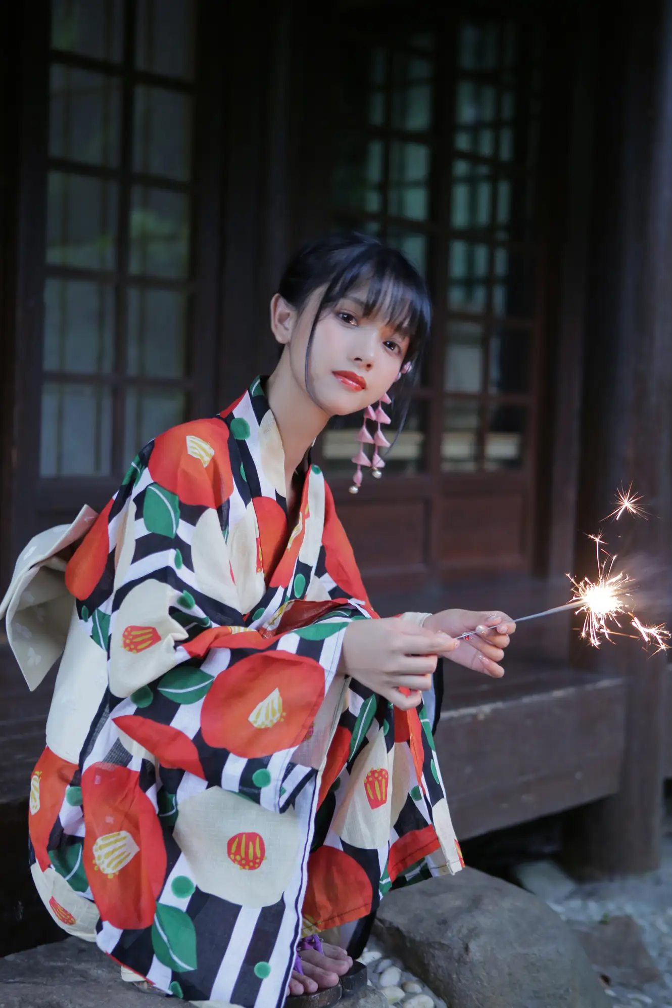 [艺图语] 2022.08.08 Vol.1656 – 夏日祭 猫梓子#[23P]-1