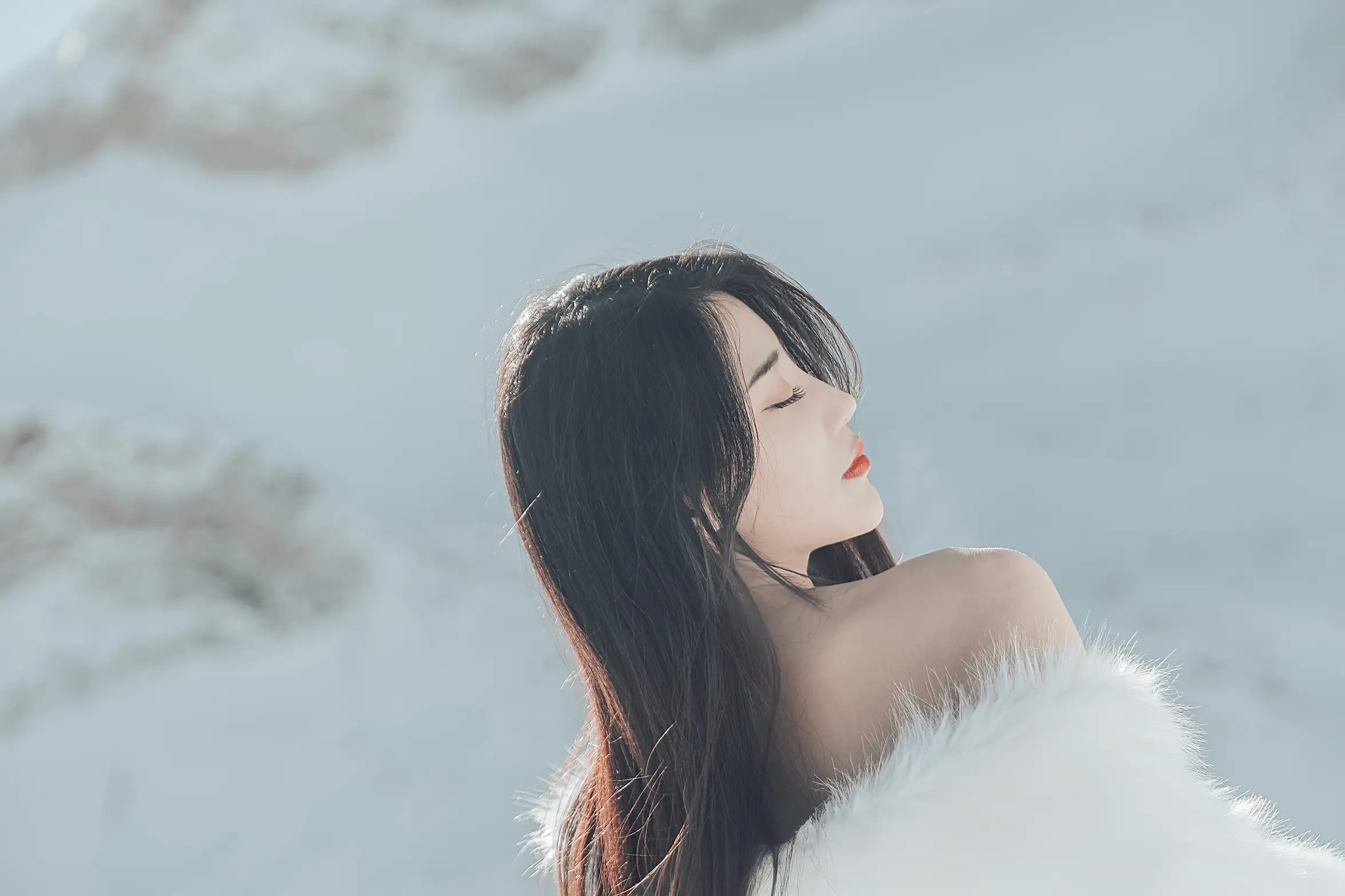 [艺图语] 2022.06.21 Vol.1243 – 冰雪之巅 婷婷#[34P]-8
