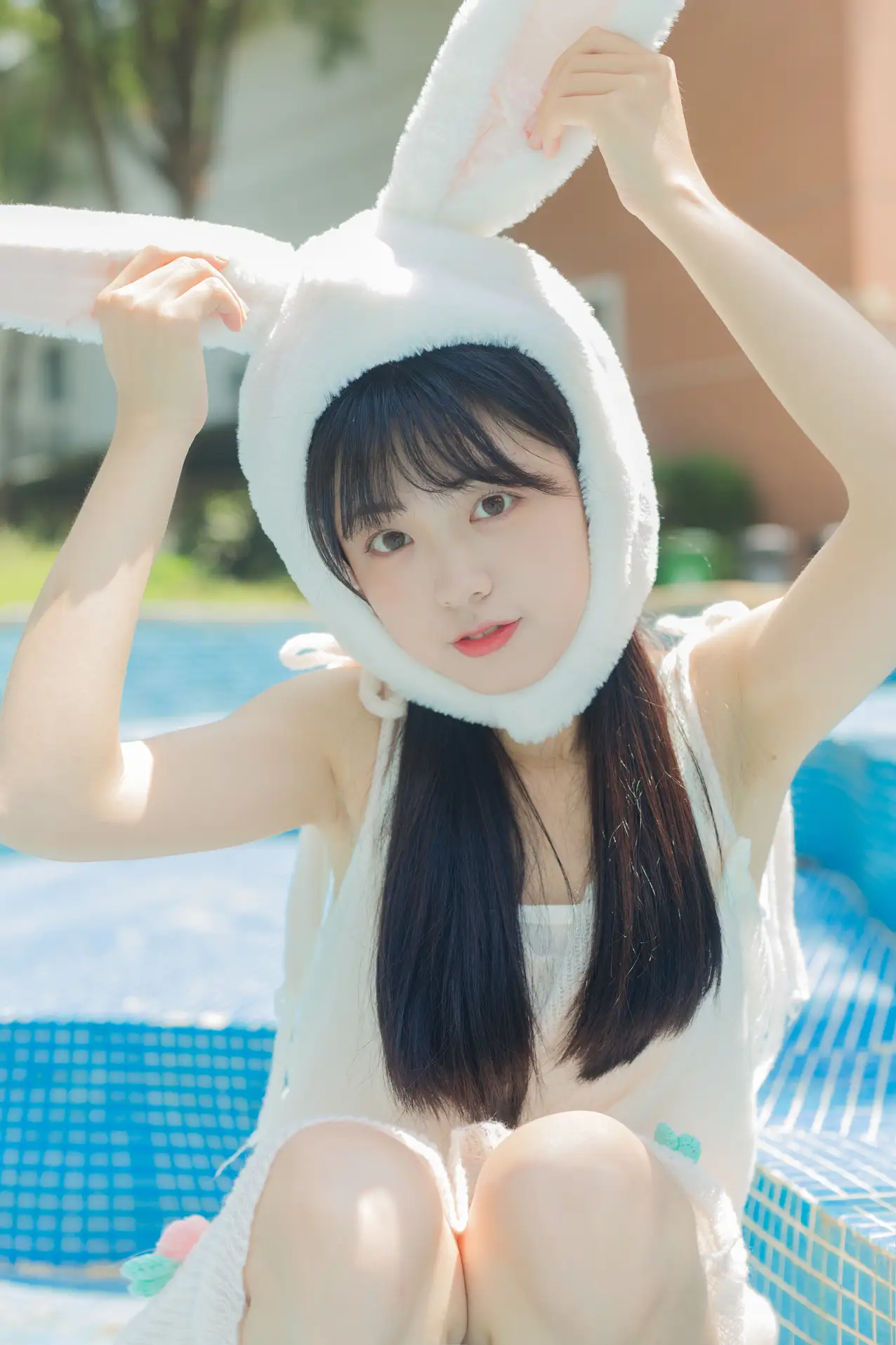 [艺图语] 2022.07.09 Vol.1429 – 夏日泳池的兔子 可爱泡泡呀#[36P]-6