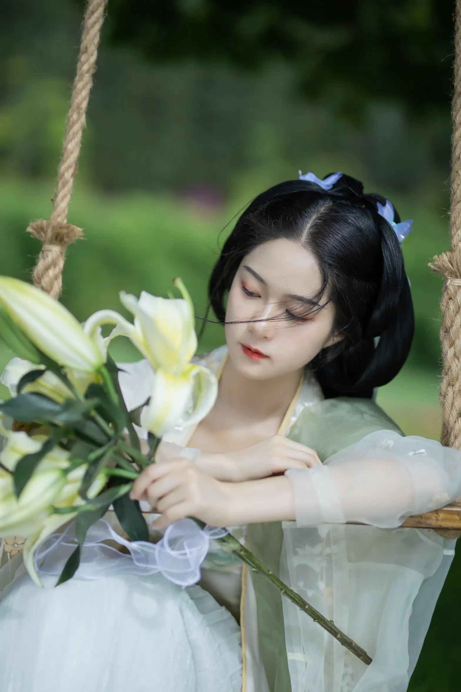 [艺图语] 2022.08.13 Vol.1696 – 夏日百合 余鱼_Coo#[22P]-9