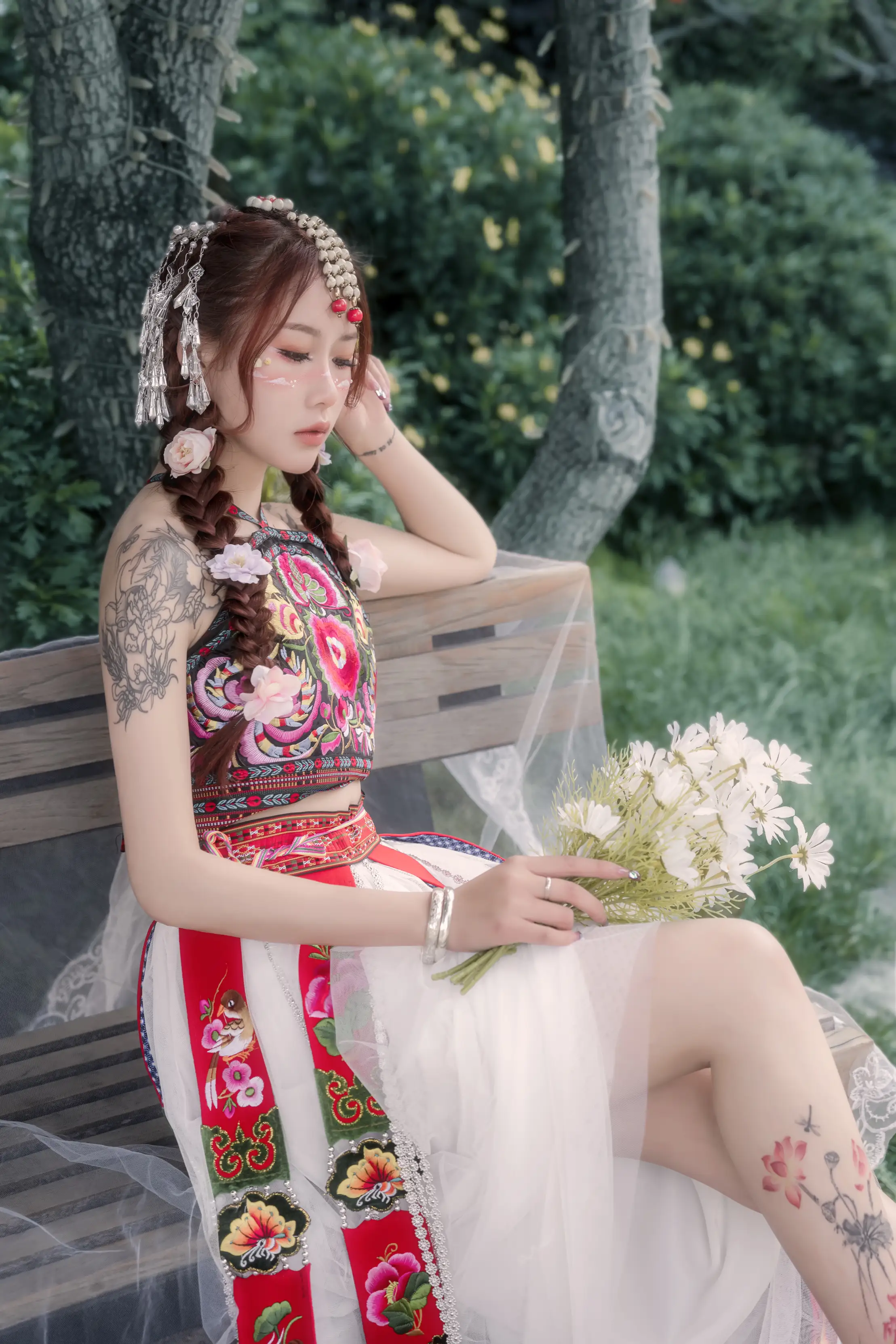 [艺图语] 2022.07.02 Vol.1355 – 蔷薇少女 邓娃儿#[28P]-5