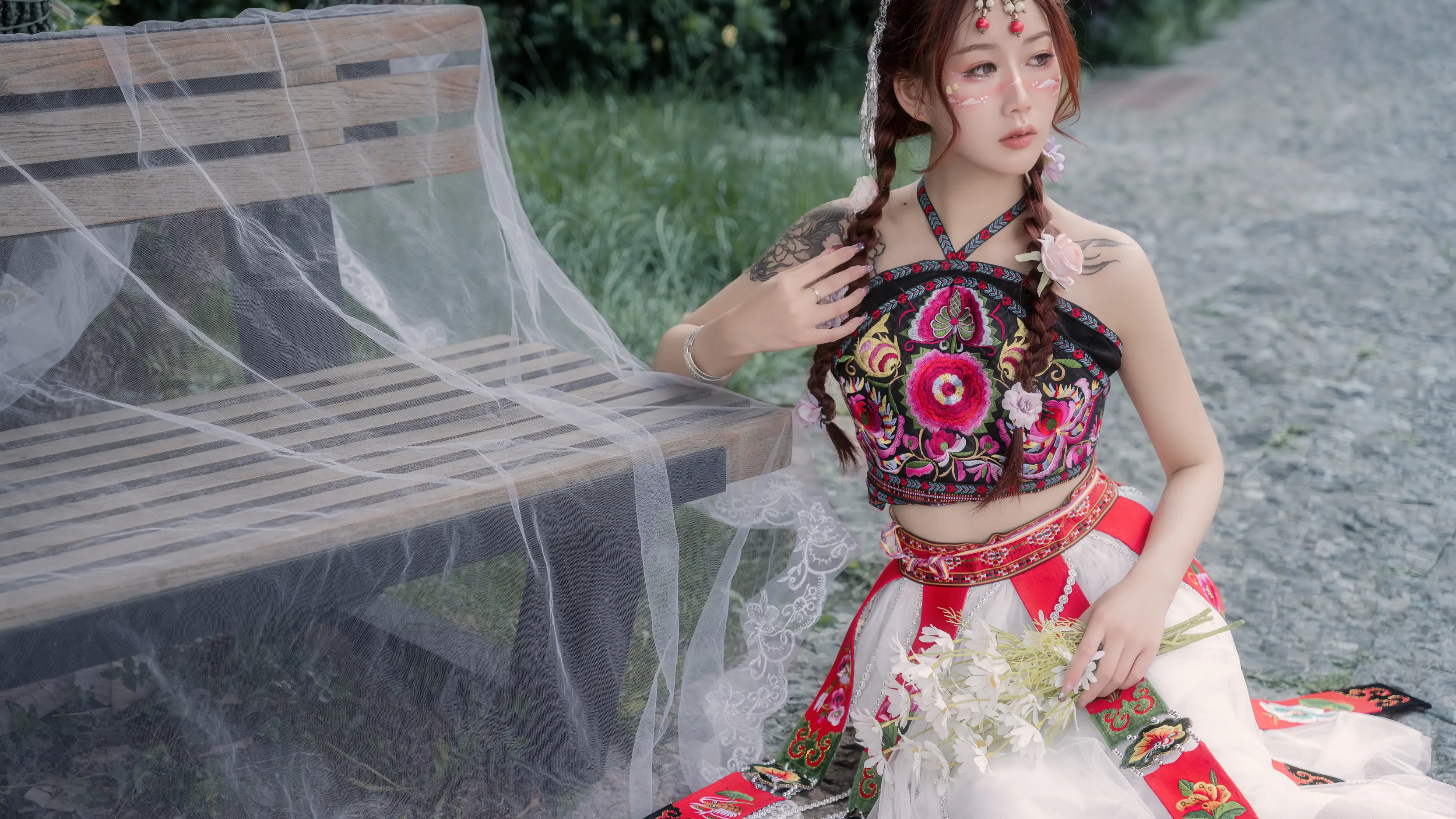 [艺图语] 2022.07.02 Vol.1355 – 蔷薇少女 邓娃儿#[28P]-8