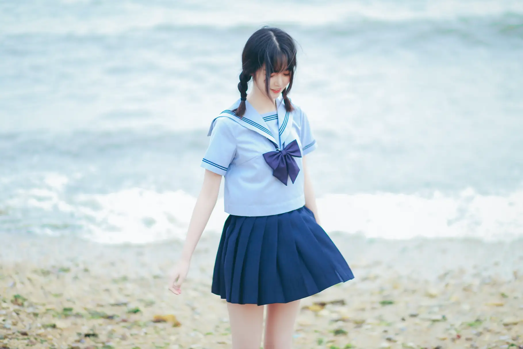 [艺图语] 2022.07.28 Vol.1565 – 夏日海边的少女 淺櫻桃奈#[26P]-10