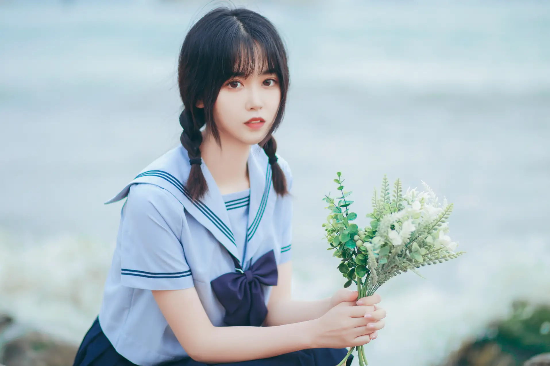 [艺图语] 2022.07.28 Vol.1565 – 夏日海边的少女 淺櫻桃奈#[26P]-5