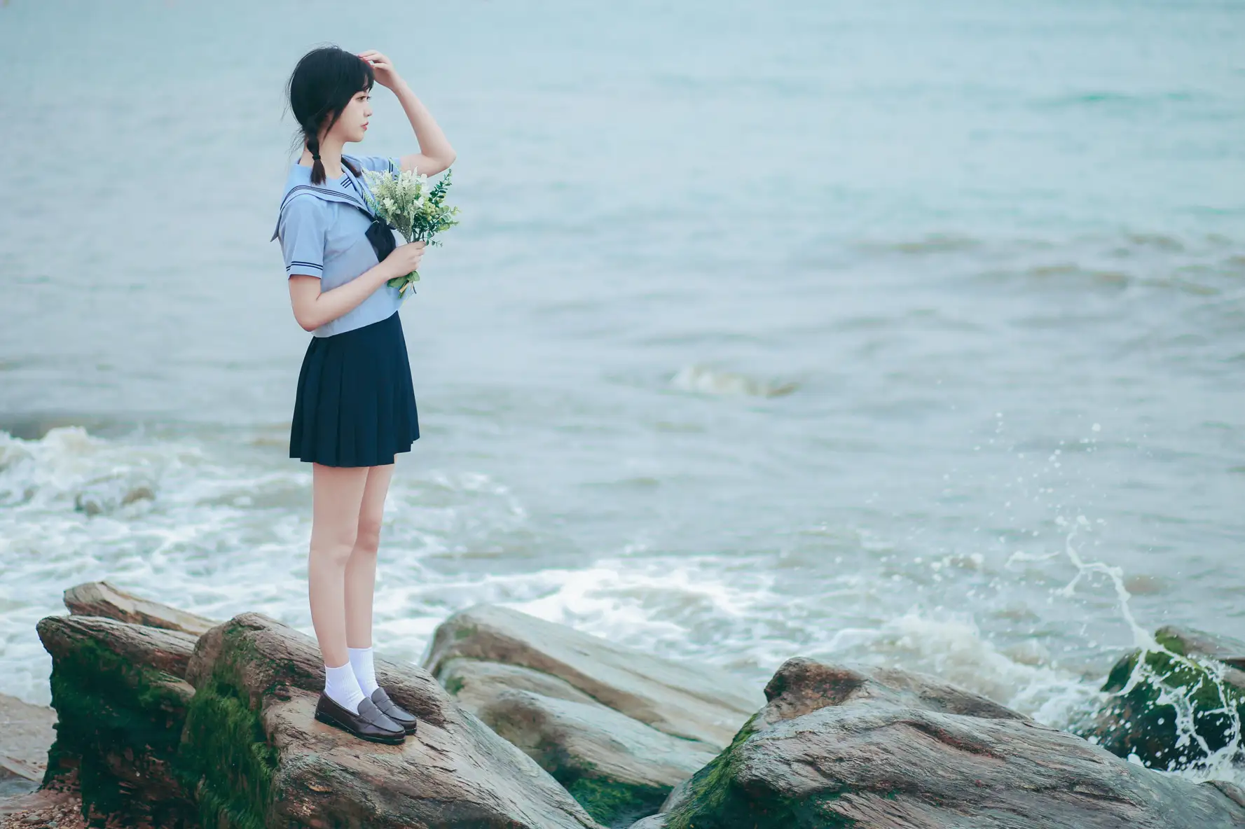 [艺图语] 2022.07.28 Vol.1565 – 夏日海边的少女 淺櫻桃奈#[26P]-3