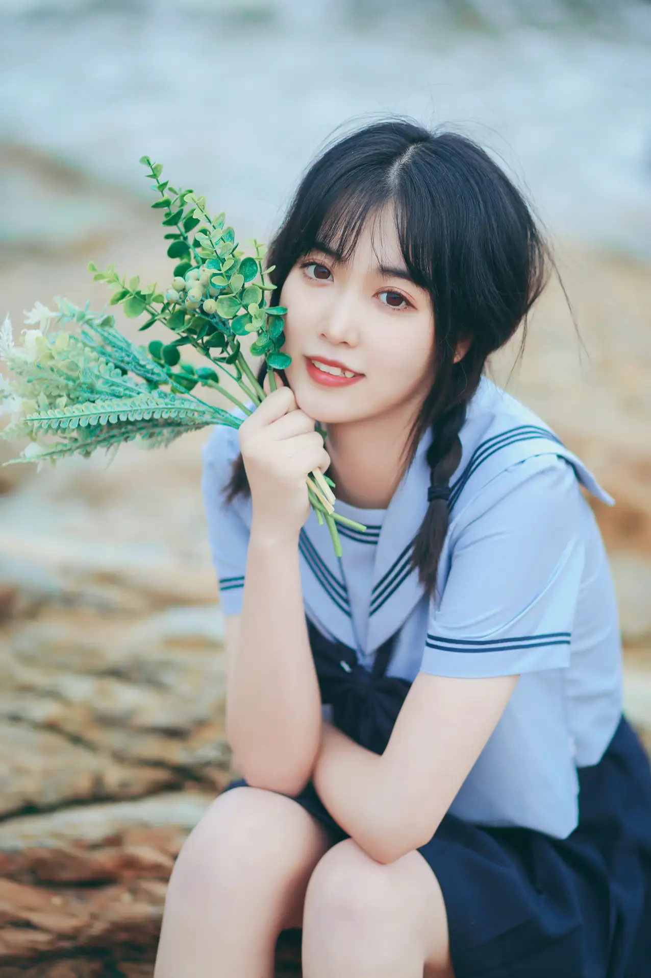 [艺图语] 2022.07.28 Vol.1565 – 夏日海边的少女 淺櫻桃奈#[26P]-9