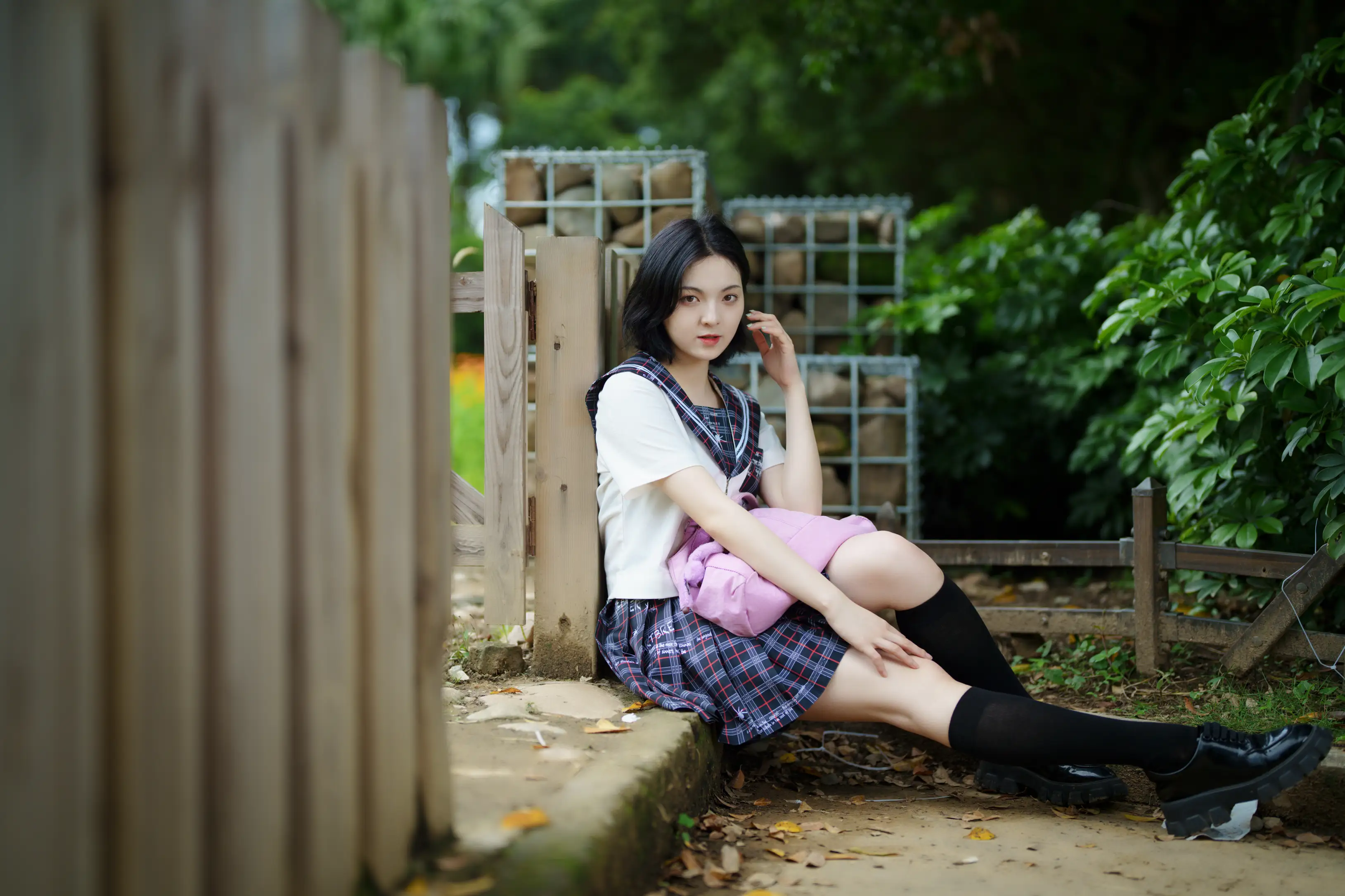 [艺图语] 2021.11.12 Vol.441 – 花田里的JK少女 dudu#[51P]-7