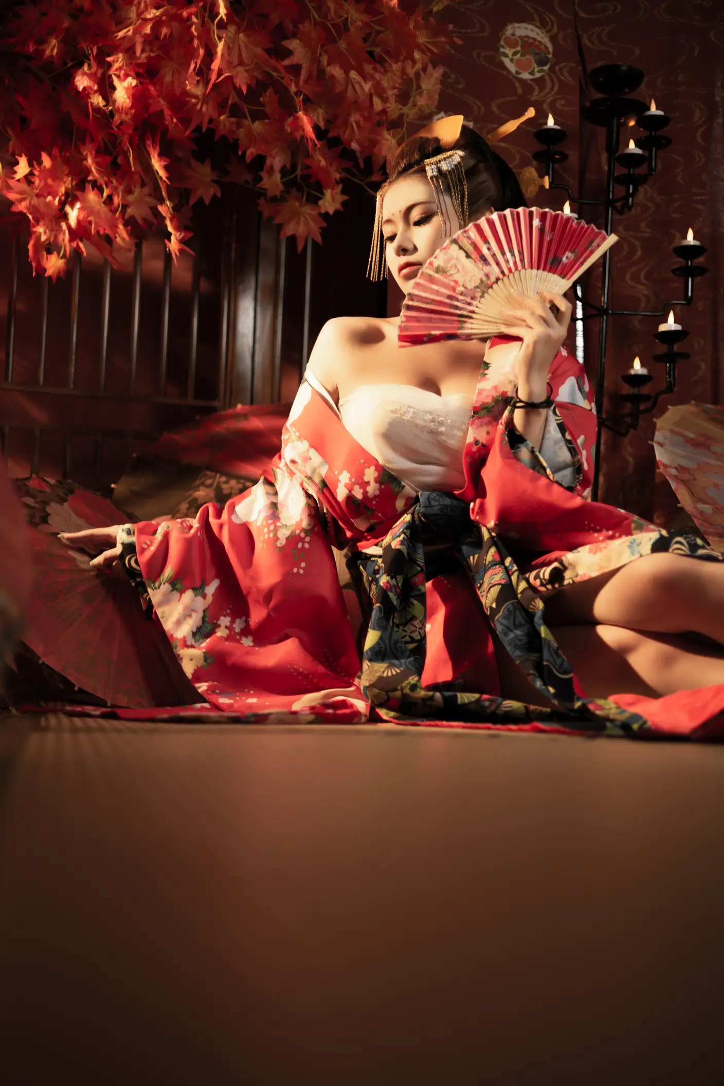 [艺图语] 2022.06.23 Vol.1263 – 恶女花魁 奶酪#[23P]-5