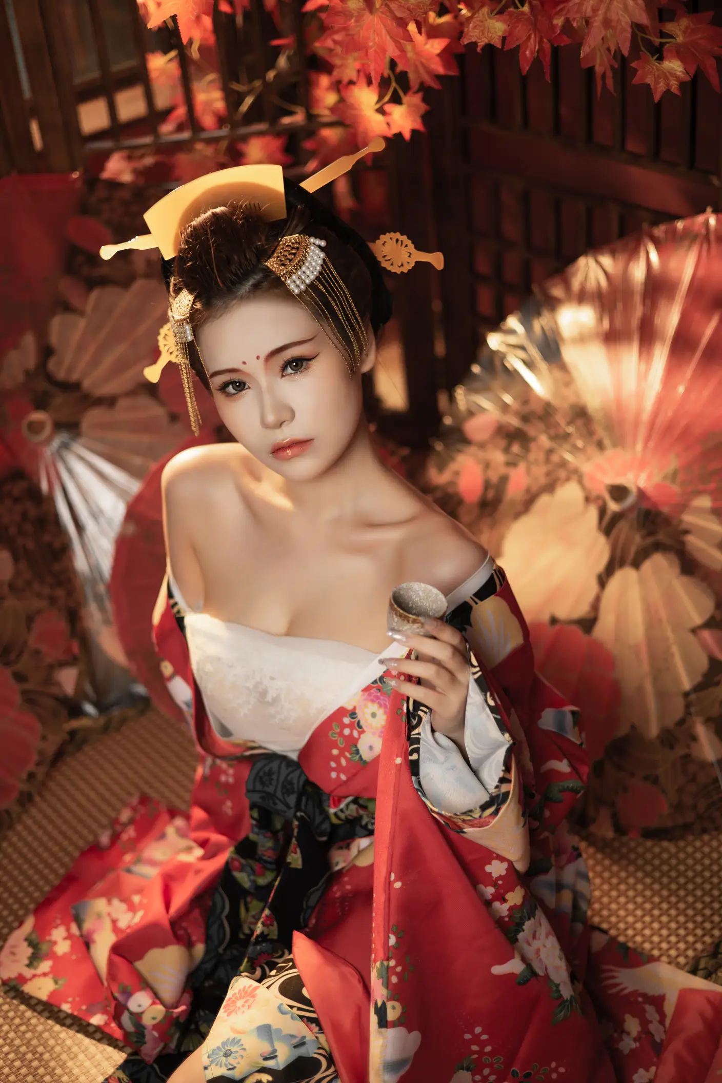 [艺图语] 2022.06.23 Vol.1263 – 恶女花魁 奶酪#[23P]-8
